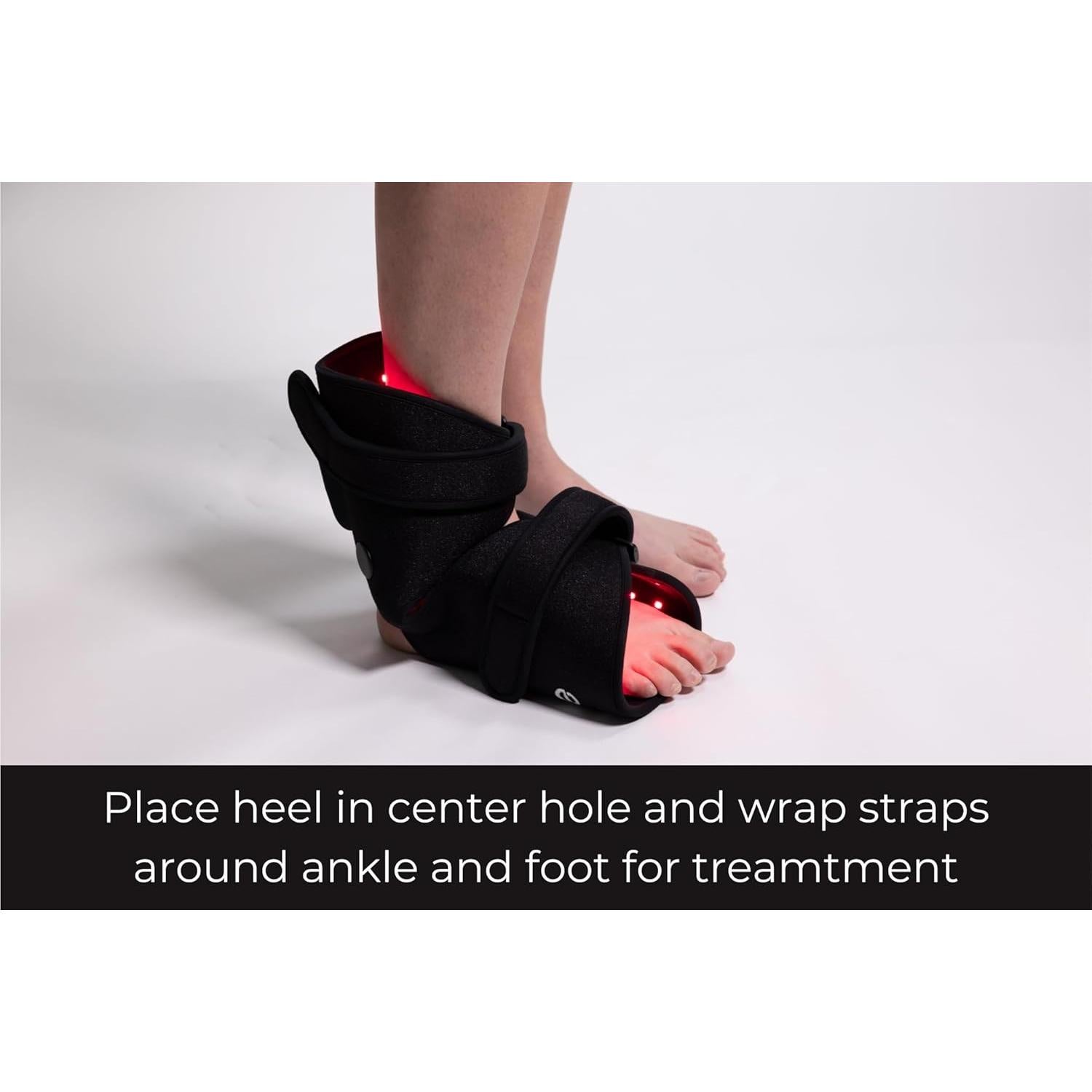 Envoltura Terapia Luz Roja Fringe para Rodilla y Tobillo 660nm 850nm