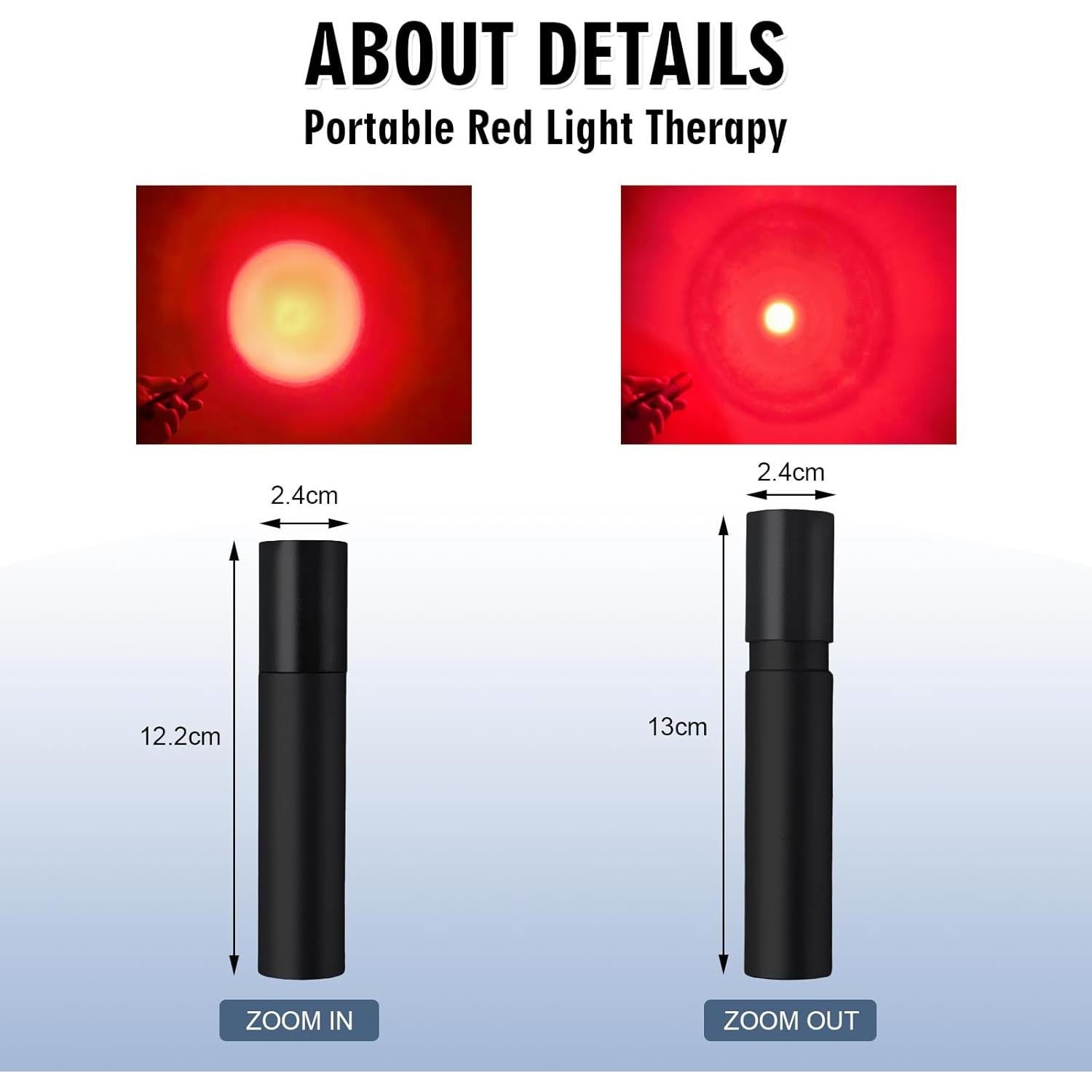 Antorcha de Terapia de Luz Roja FUIART para Alivio del Dolor