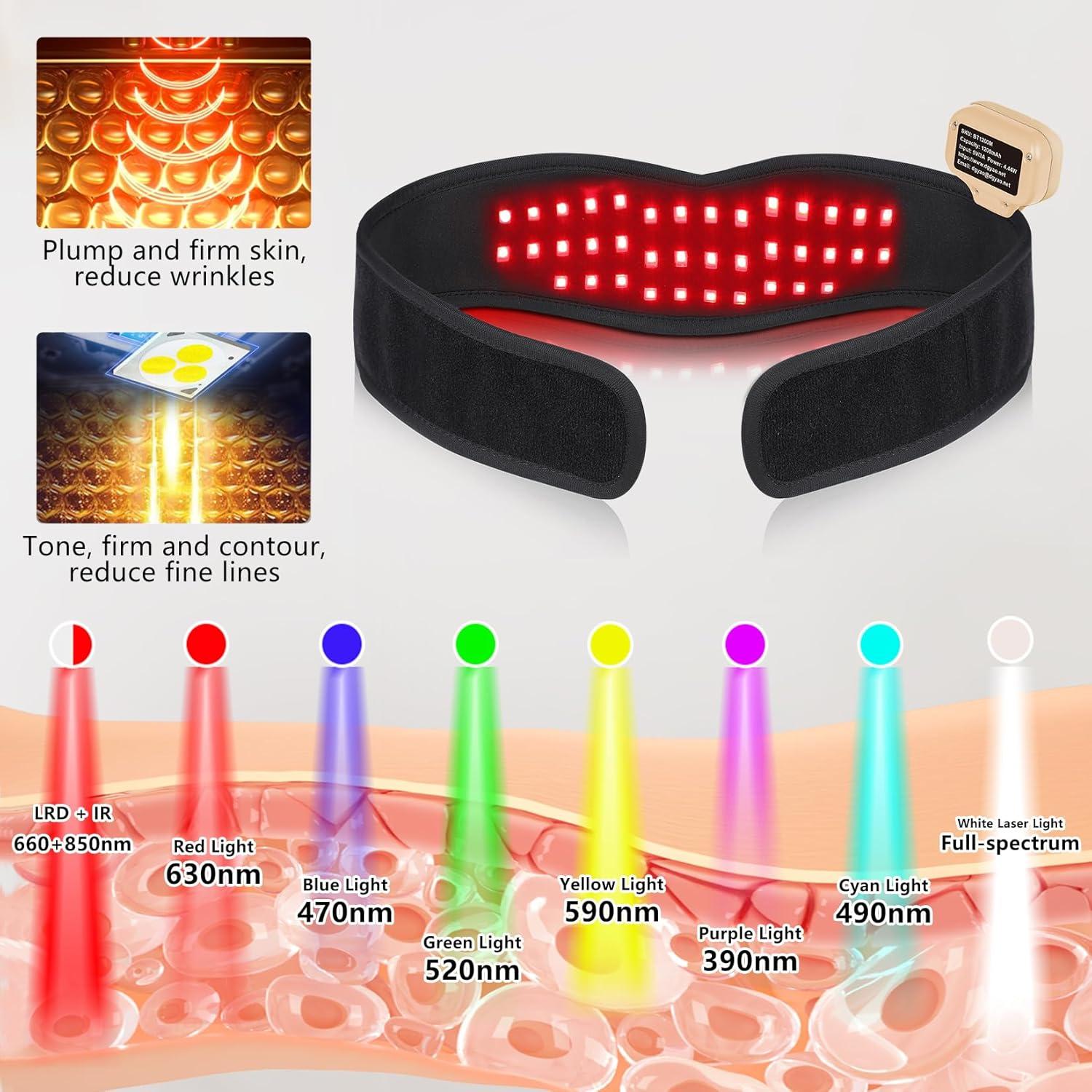 Cinturón de terapia de luz roja inalámbrico DGQY RLT-MS24-CHN