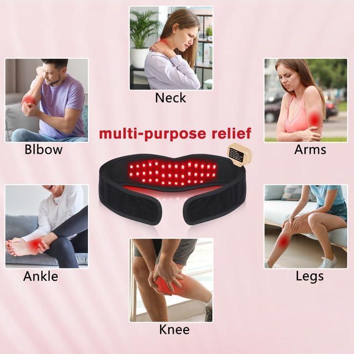 Cinturón de terapia de luz roja inalámbrico DGQY RLT-MS24-CHN