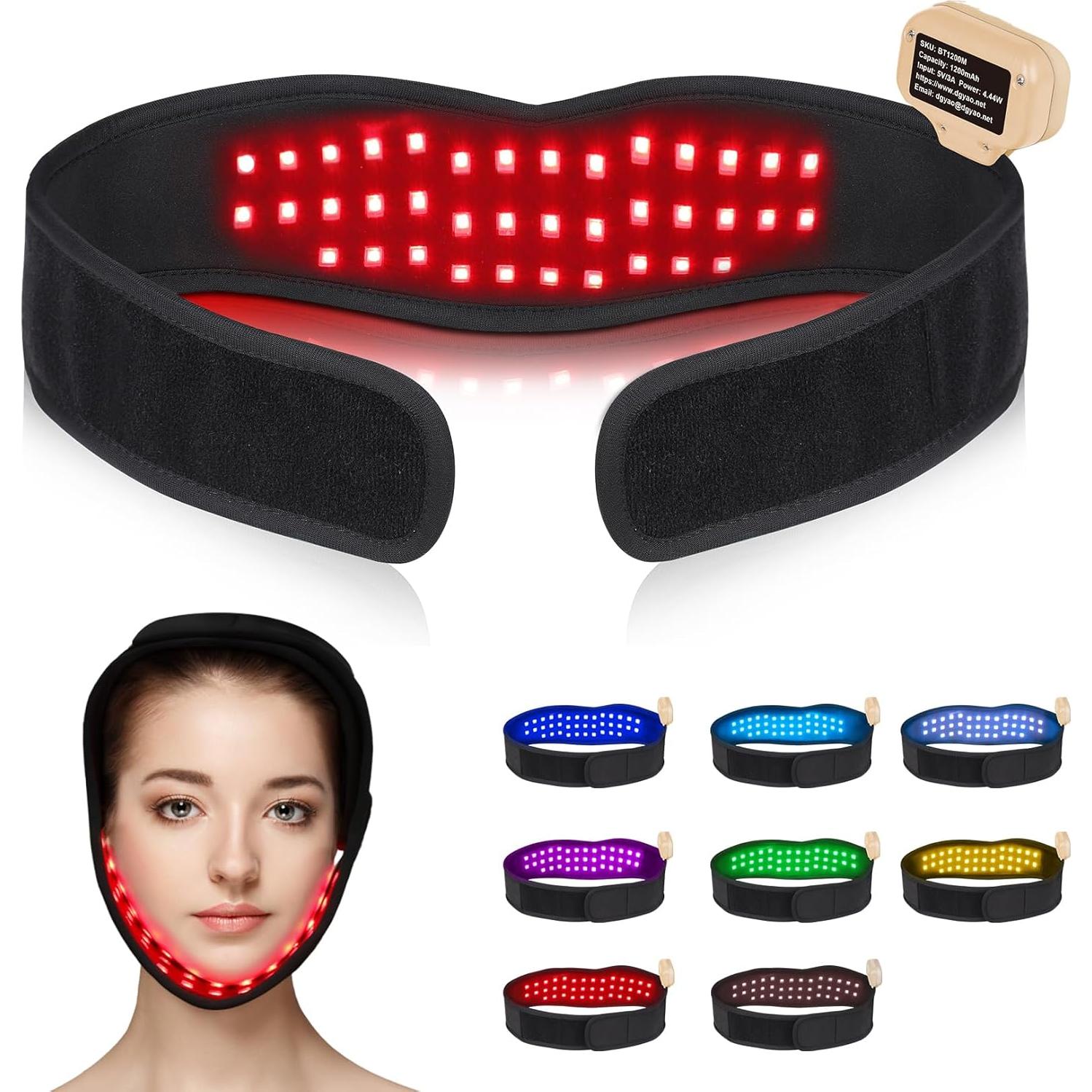 Cinturón de Terapia de Luz Roja Eicolorte 8 Colores Infrarrojo