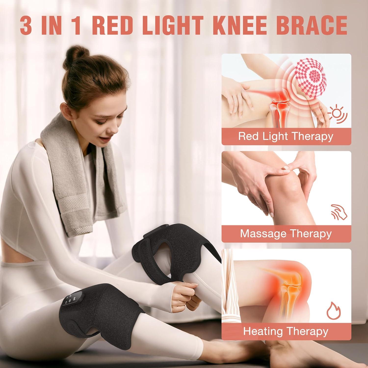 Férula de Rodilla con Luz Roja y Masaje Vibratorio Xilian