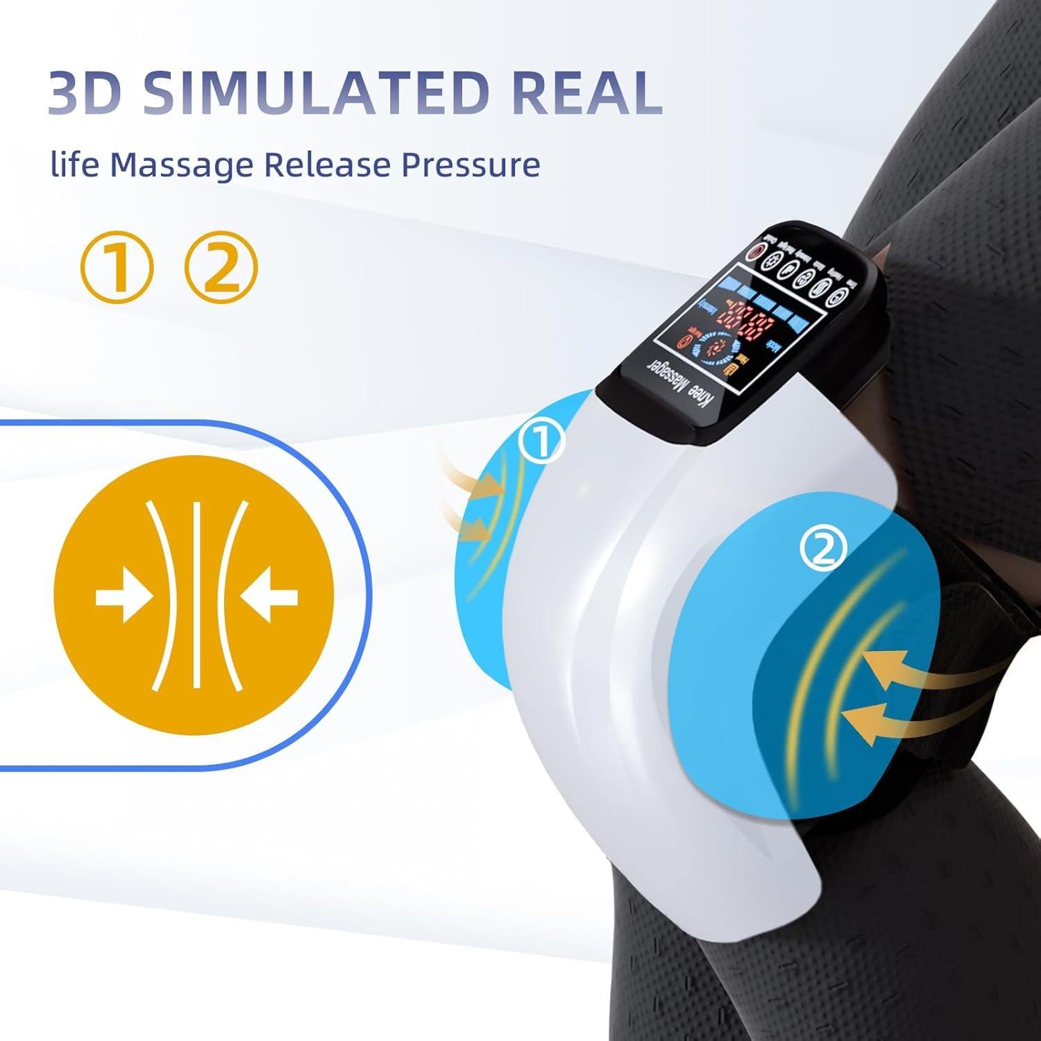 Masajeador de Rodilla SUPBAND HY 5 en 1 Calor y Vibración