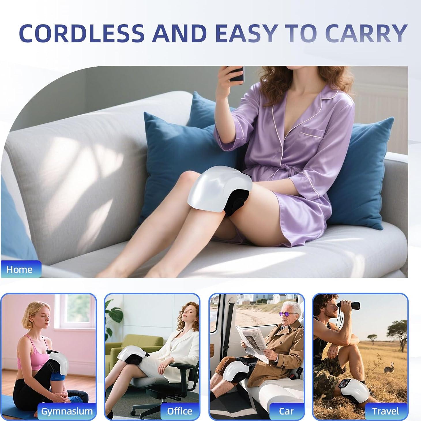 Masajeador de Rodilla SUPBAND HY 5 en 1 Calor y Vibración