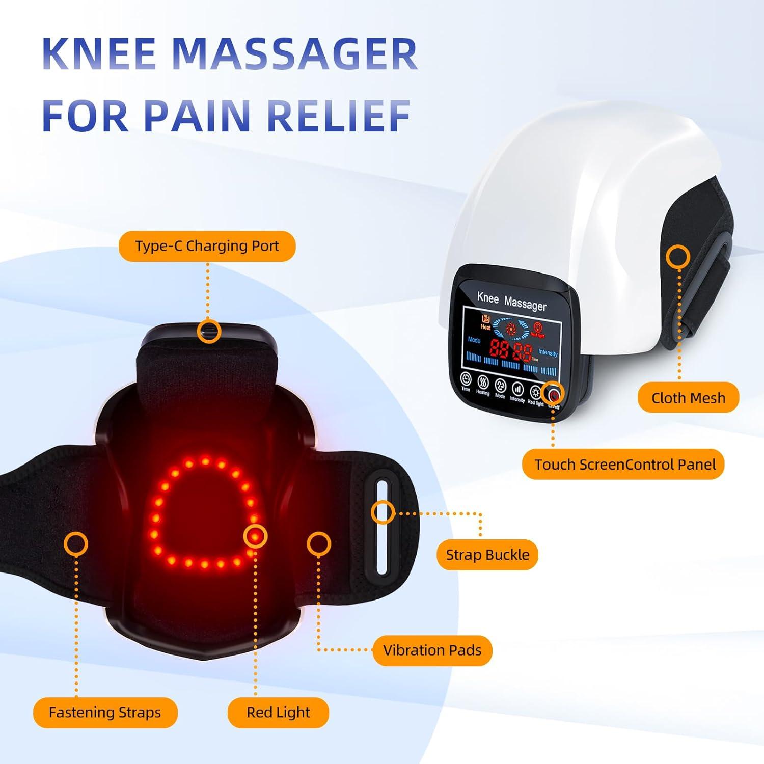 Masajeador de Rodilla SUPBAND HY 5 en 1 Calor y Vibración