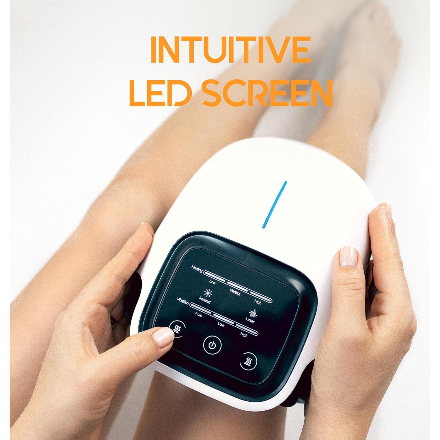 Masajeador de Rodilla Inalámbrico Careella MZ-KN01 - Calor y Vibración Ajustables