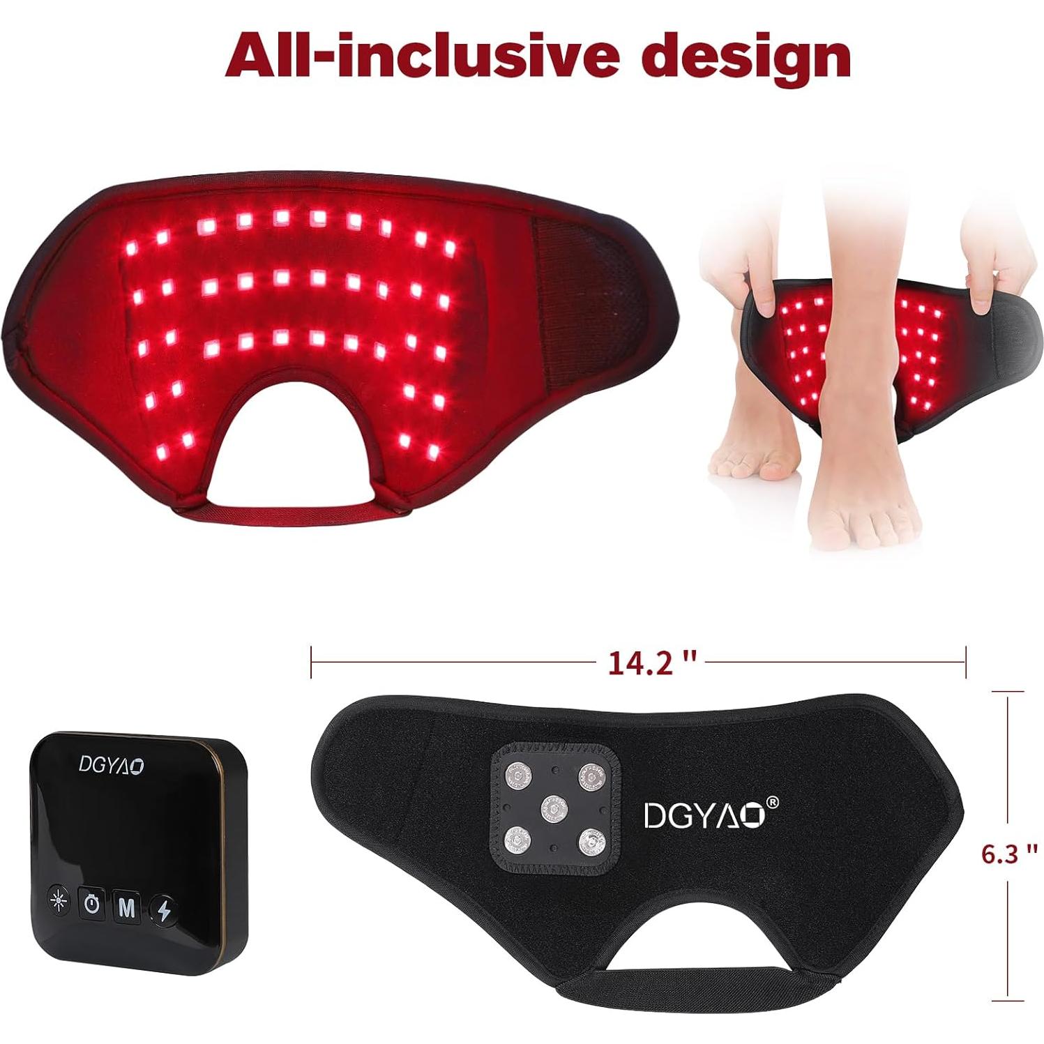 Terapia de Luz Roja Infrarroja HAIYUE para Manos y Tobillos