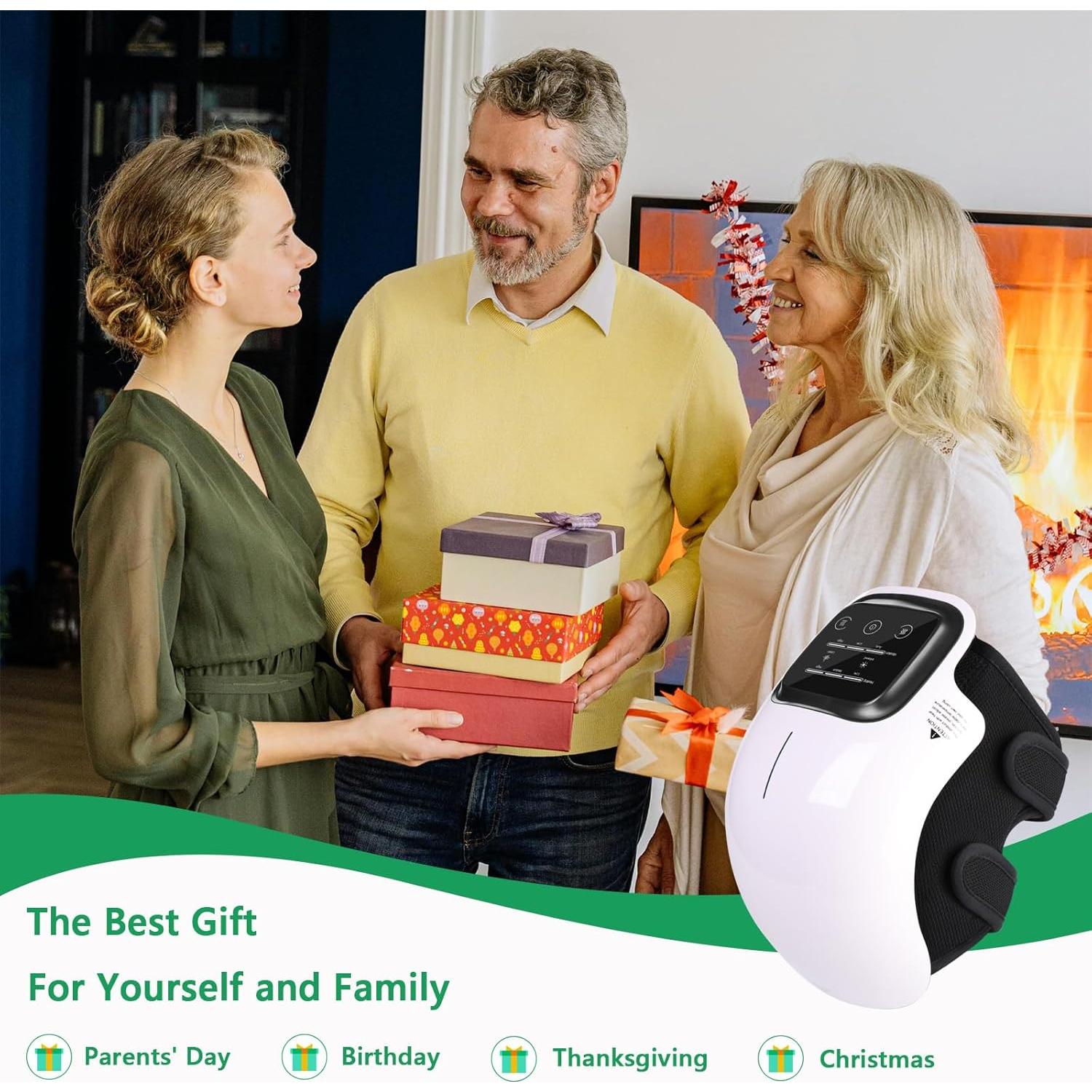 Masajeador de Rodilla Inalámbrico Sinoteryx ST-1101 con Calor y Vibración