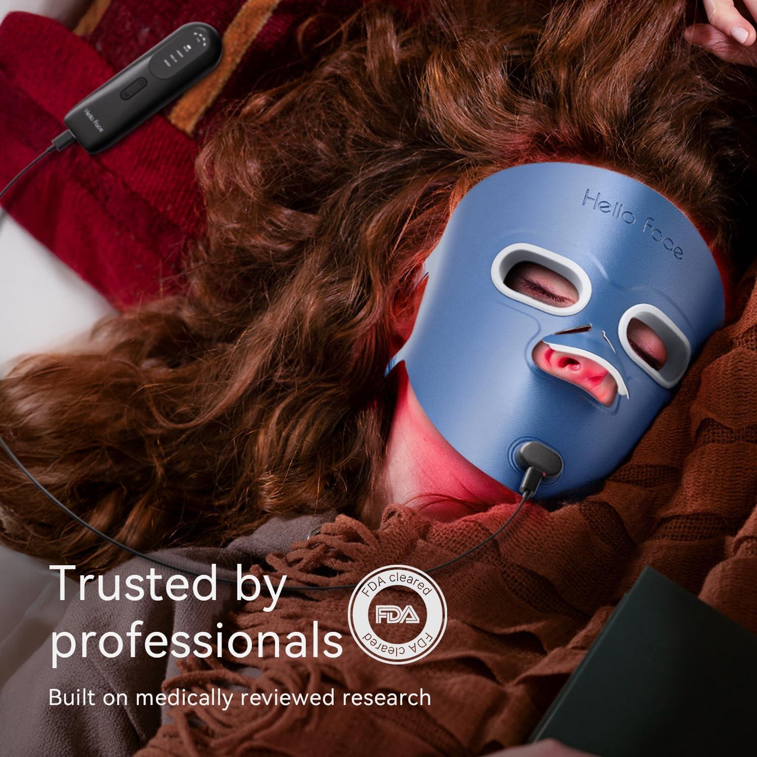 Máscara de Terapia de Luz LED Hello Face M500 280 LEDs 3000mAh