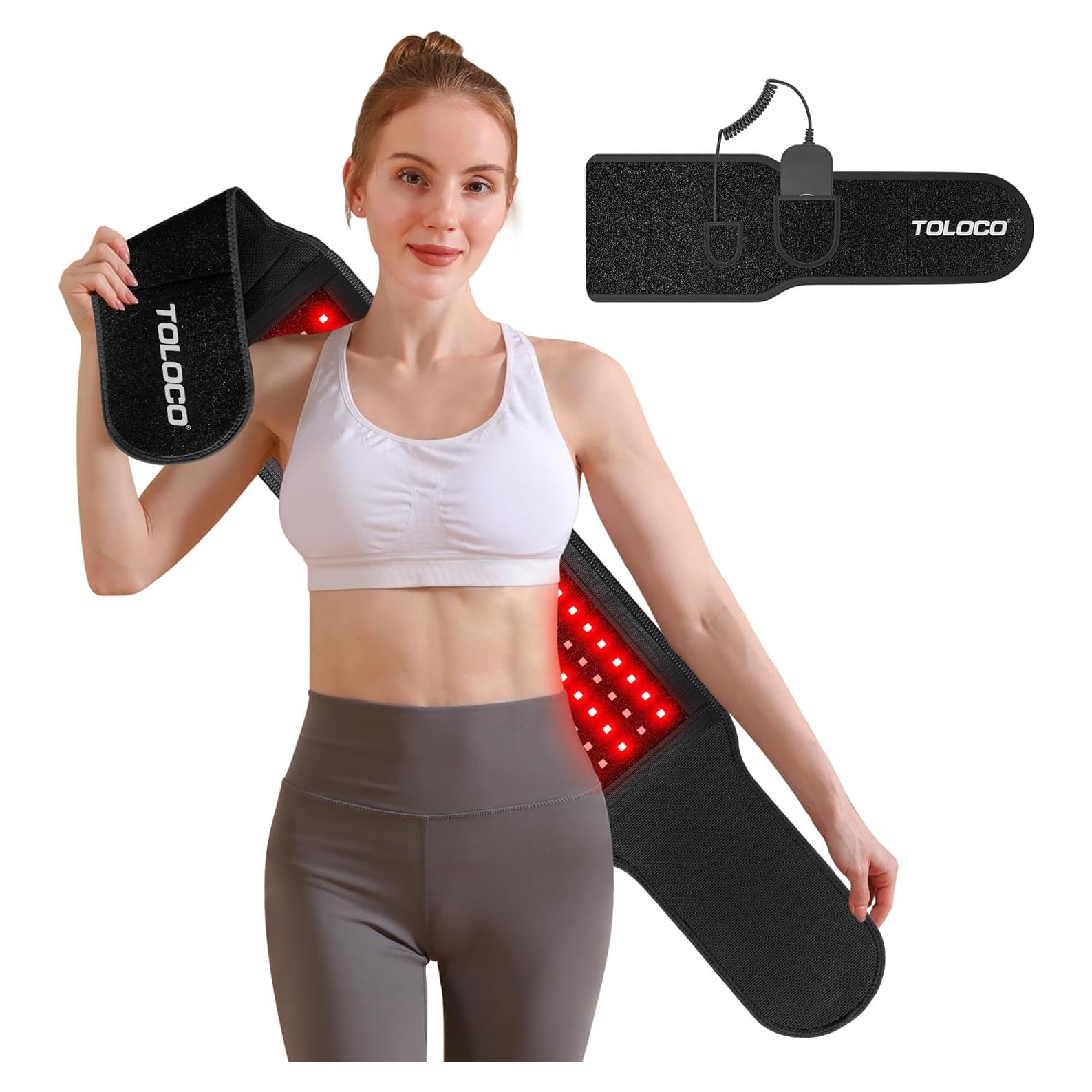Cinturón de Terapia de Luz Roja TOLOCO 3 en 1 660nm 850nm
