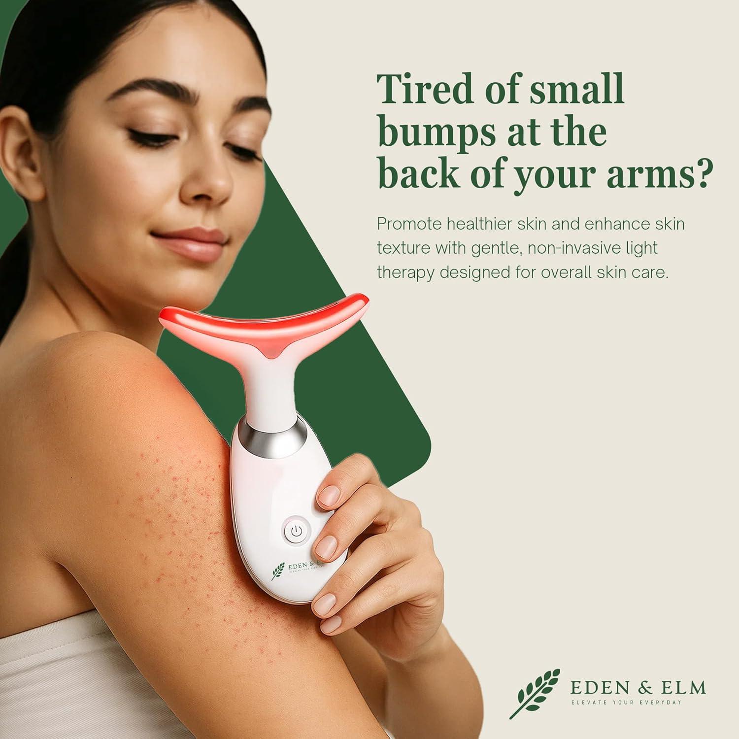 Masajeador de Luz Roja Eden & Elm 7 Modos para Piel Juvenil