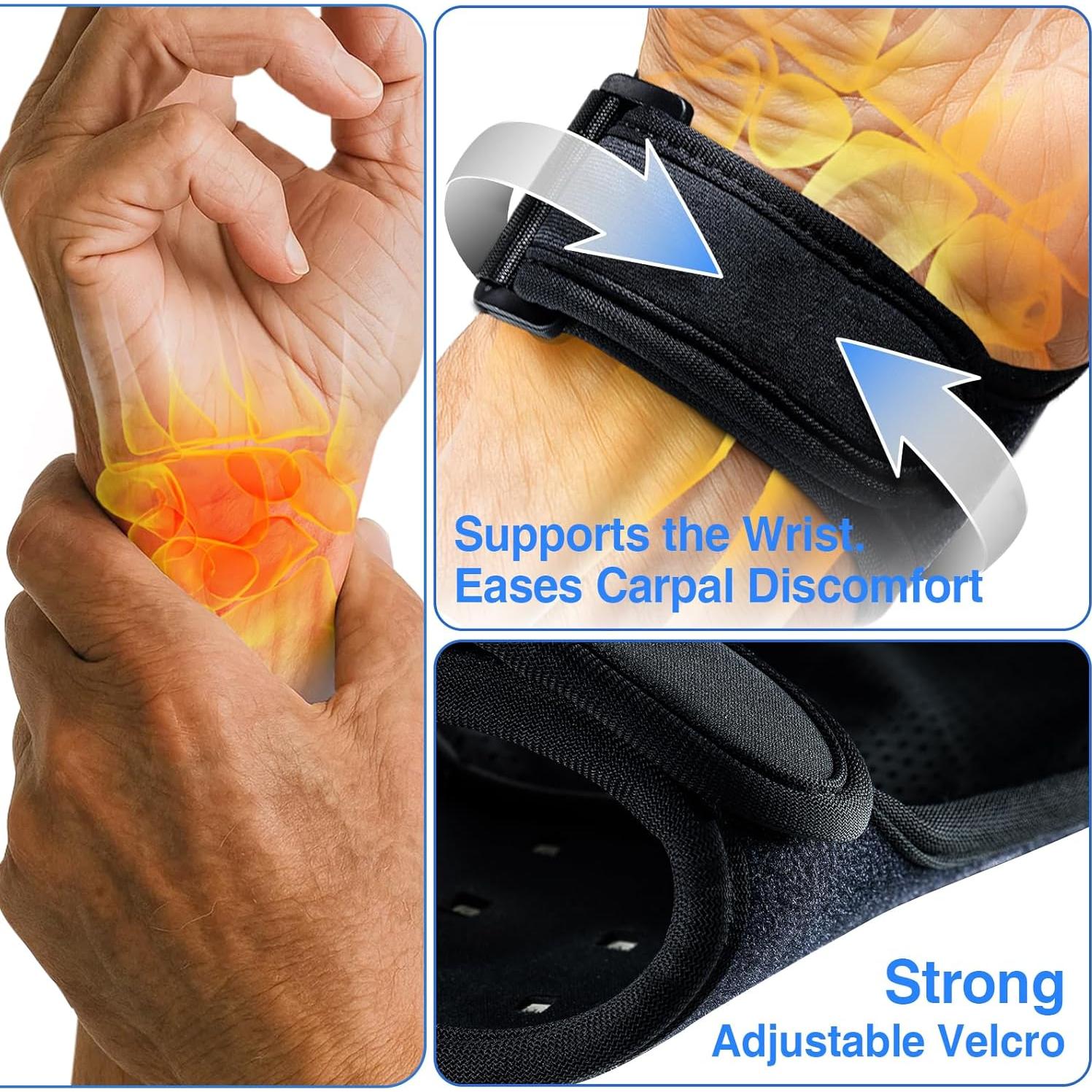 Guante Terapia Luz Roja Inalámbrico PEEWF para Manos - Alivio Artritis