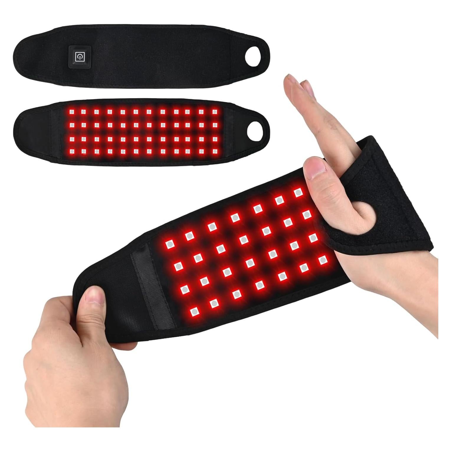 Terapia de Luz Roja VIVIDCHARM para Manos, Envoltura de Muñeca 660nm 850nm