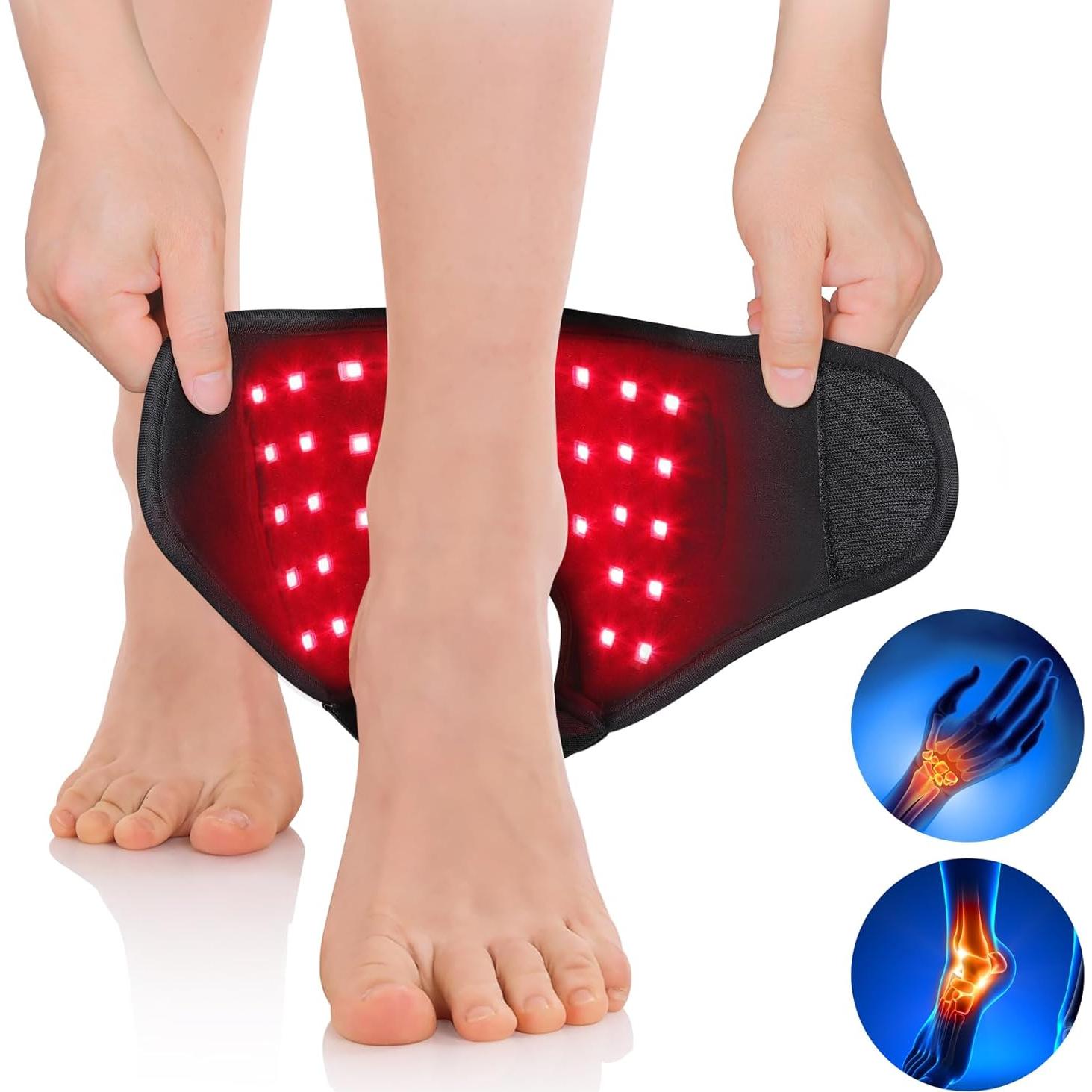 Envoltura Terapia Luz Roja DGYAO 660nm/850nm Alivio Dolor Tobillo