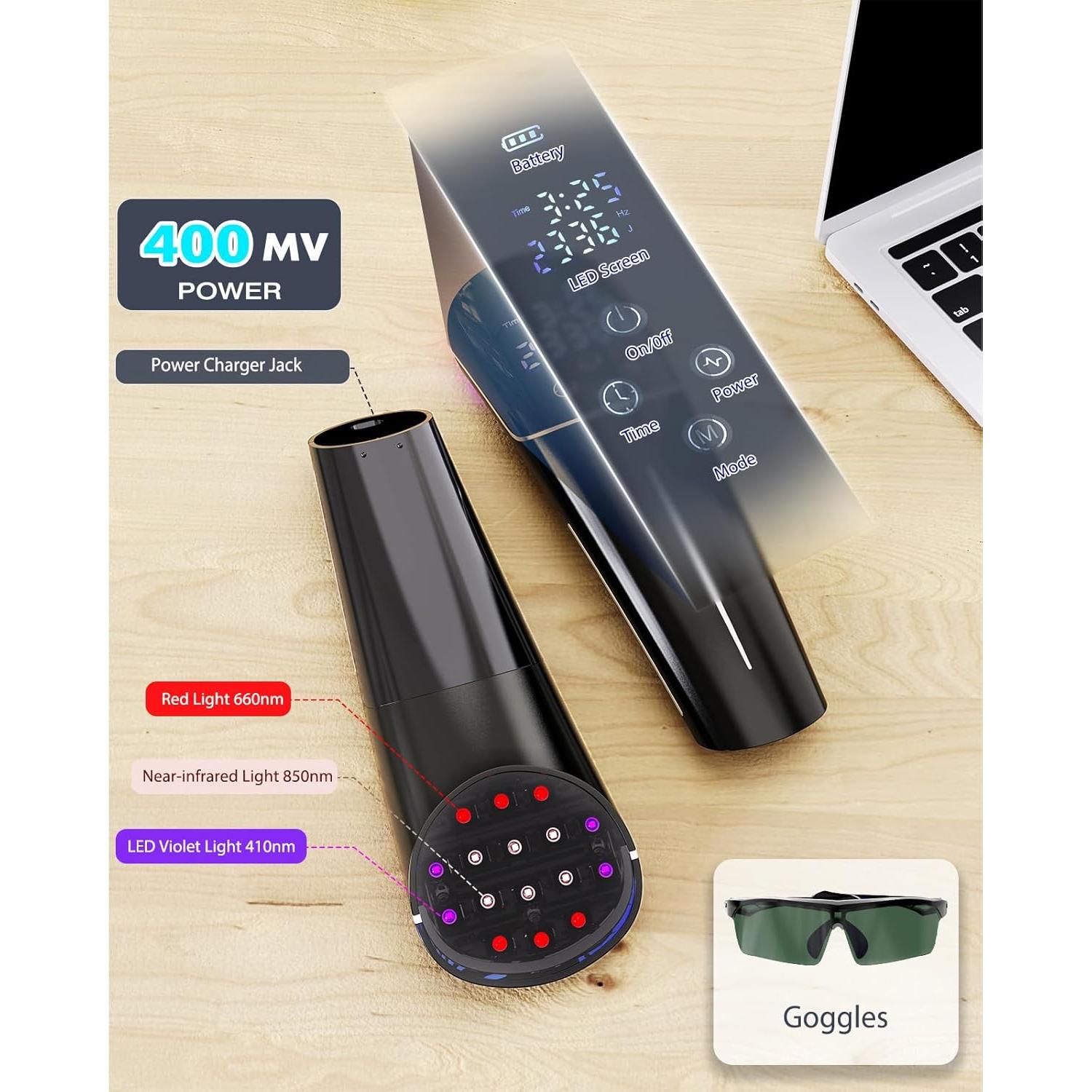 Terapia de Luz Roja para Perros TheyPet RLT 660nm 850nm