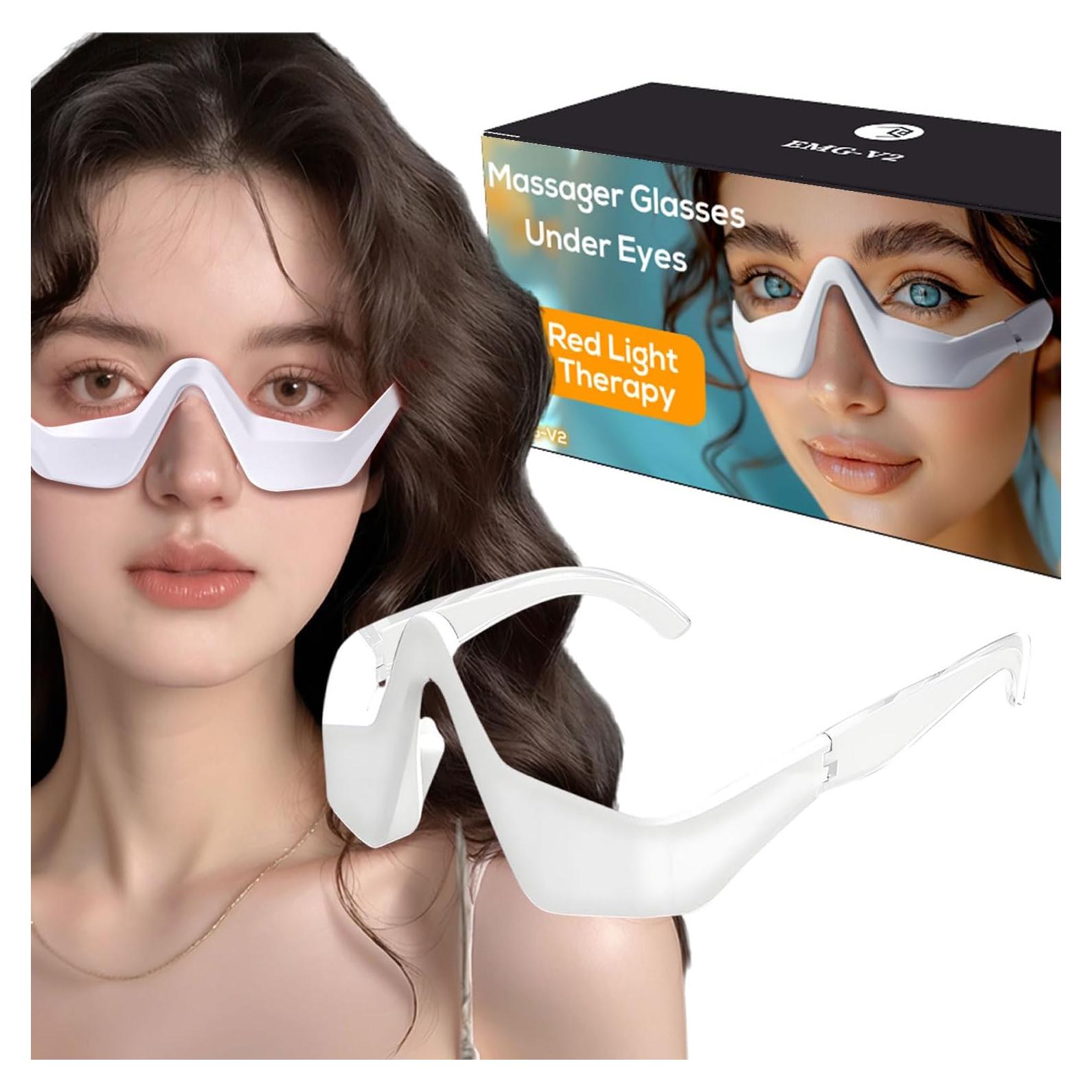 Gafas de Terapia de Luz Roja CANTENDO para Ojos - Masajeador LED