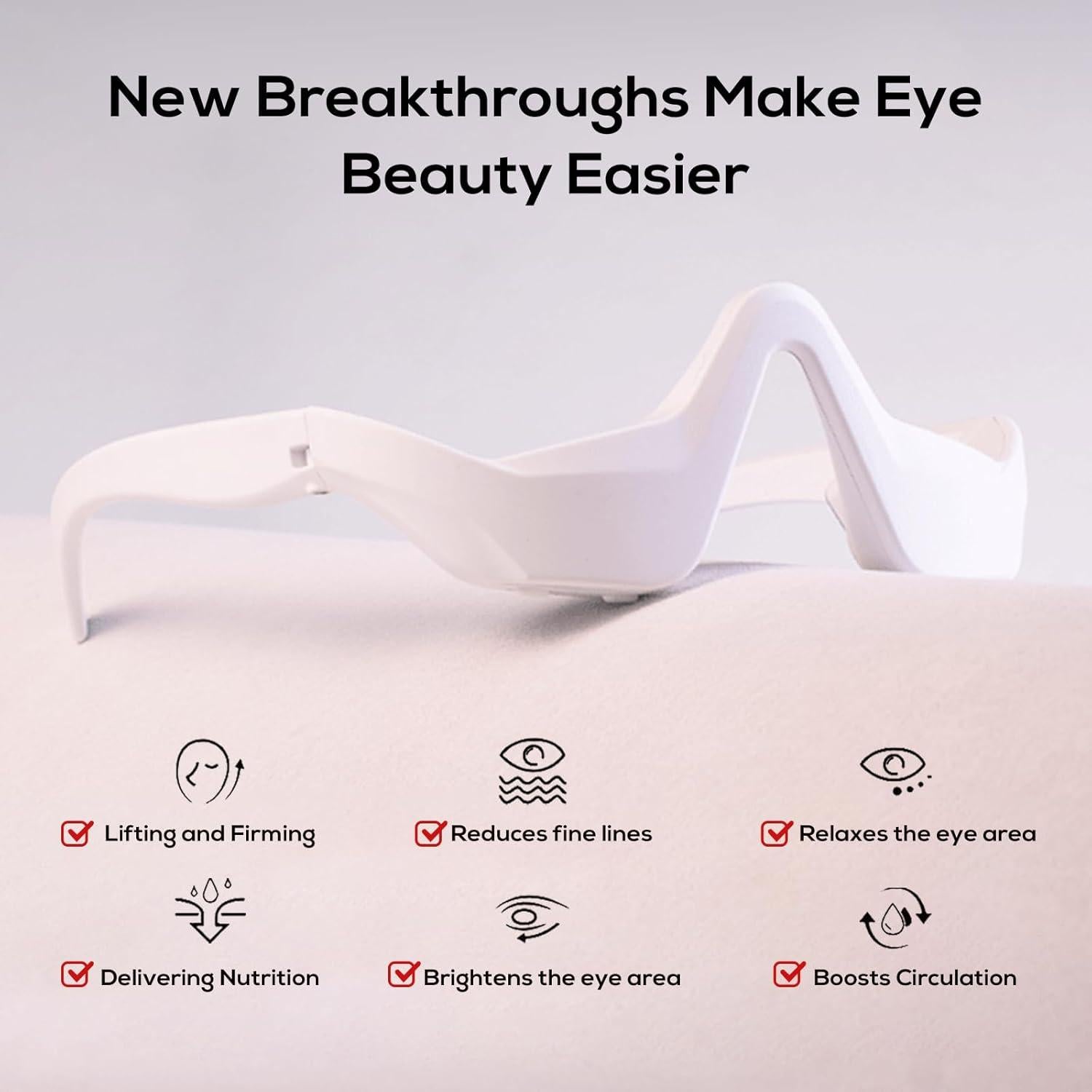 Gafas de Terapia de Luz Roja CANTENDO para Ojos - Masajeador LED