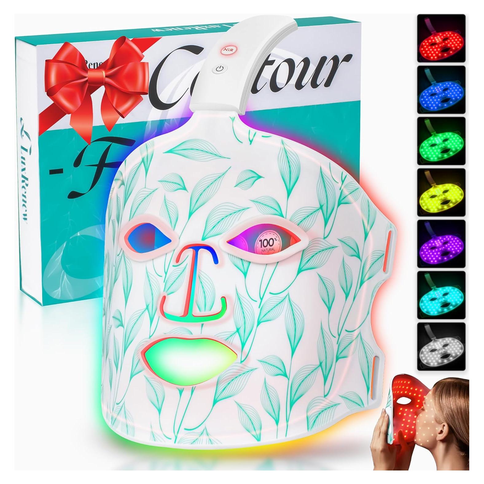 Máscara de Luz LED Inalámbrica BUBLOC Pro 7+1 Colores 850nm