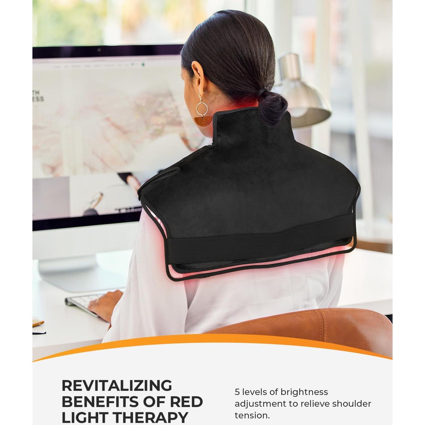 Almohadilla de Terapia de Luz Roja CooCoCo 60x44cm Alivio Dolor