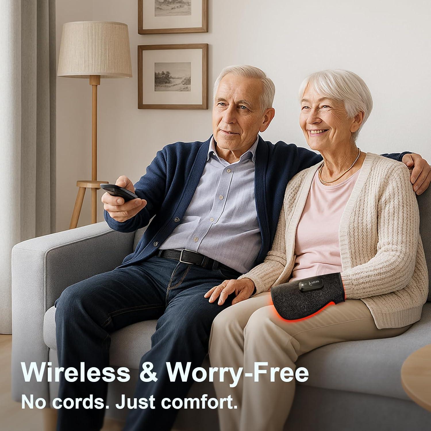 Guante de Terapia de Luz Roja Inalámbrico PEEWF 660nm 850nm