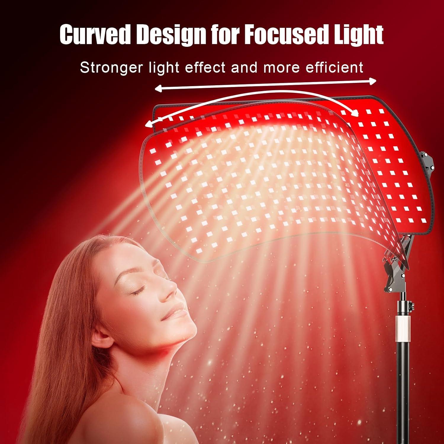 Lámpara de Terapia de Luz Roja Vortro 600 Perlas 10 en 1 Ajustable