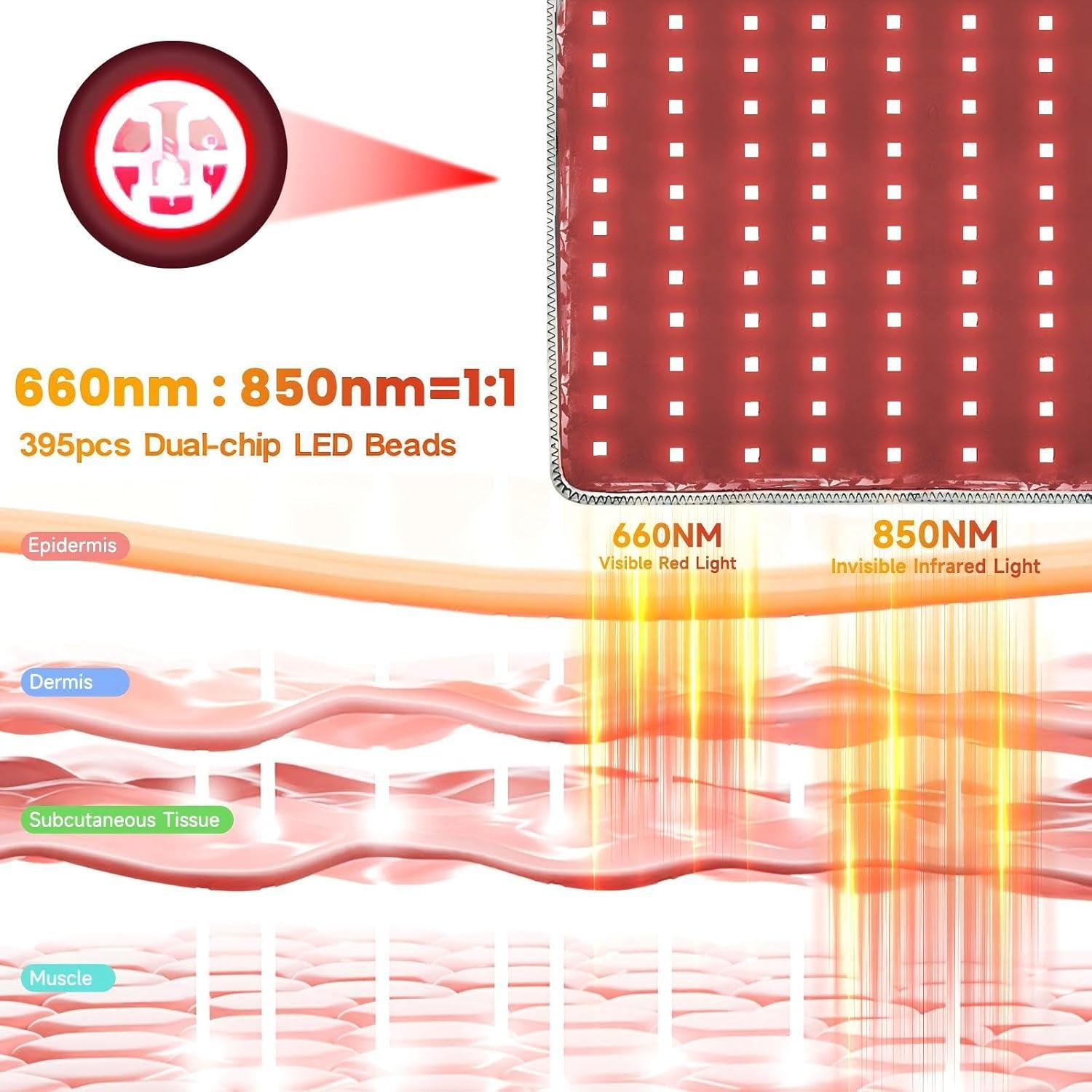 Dispositivo de Luz Infrarroja Roja WEETALL para Alivio del Dolor