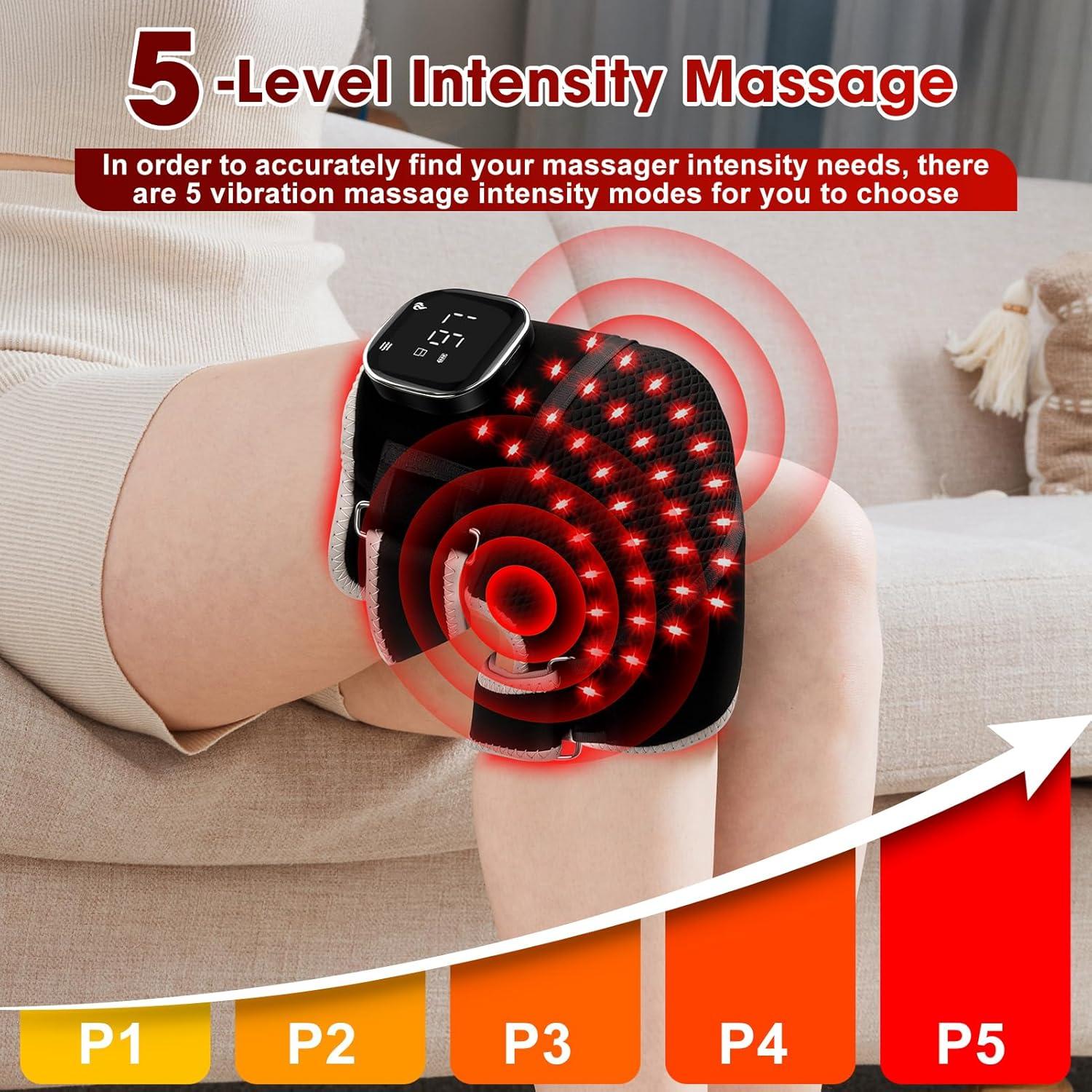 Férula de Rodilla Inalámbrica CONNOVA con Luz Roja y Masaje