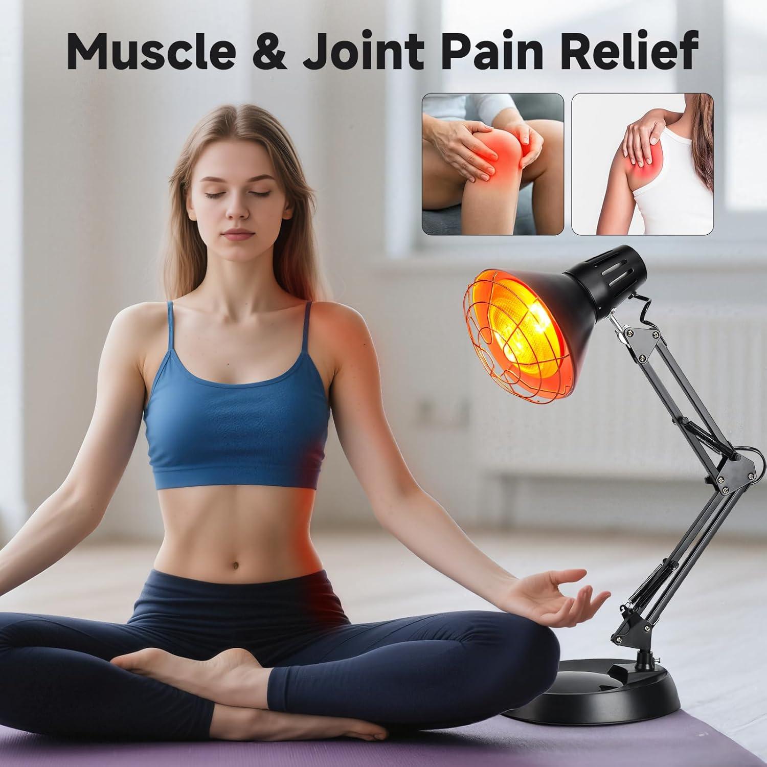 Lámpara de Calor Infrarroja Hoakya 150W con Temporizador