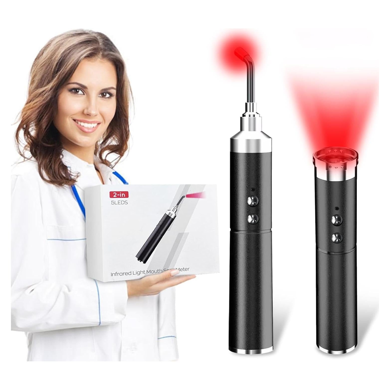 Terapia de Luz Roja Infrarroja LONLIKE para Dolor y Herpes Labial