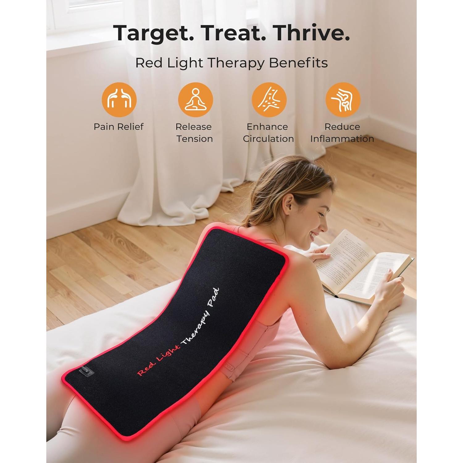Alfombra de Terapia de Luz Roja Purella HGD201 61x30.5cm LED
