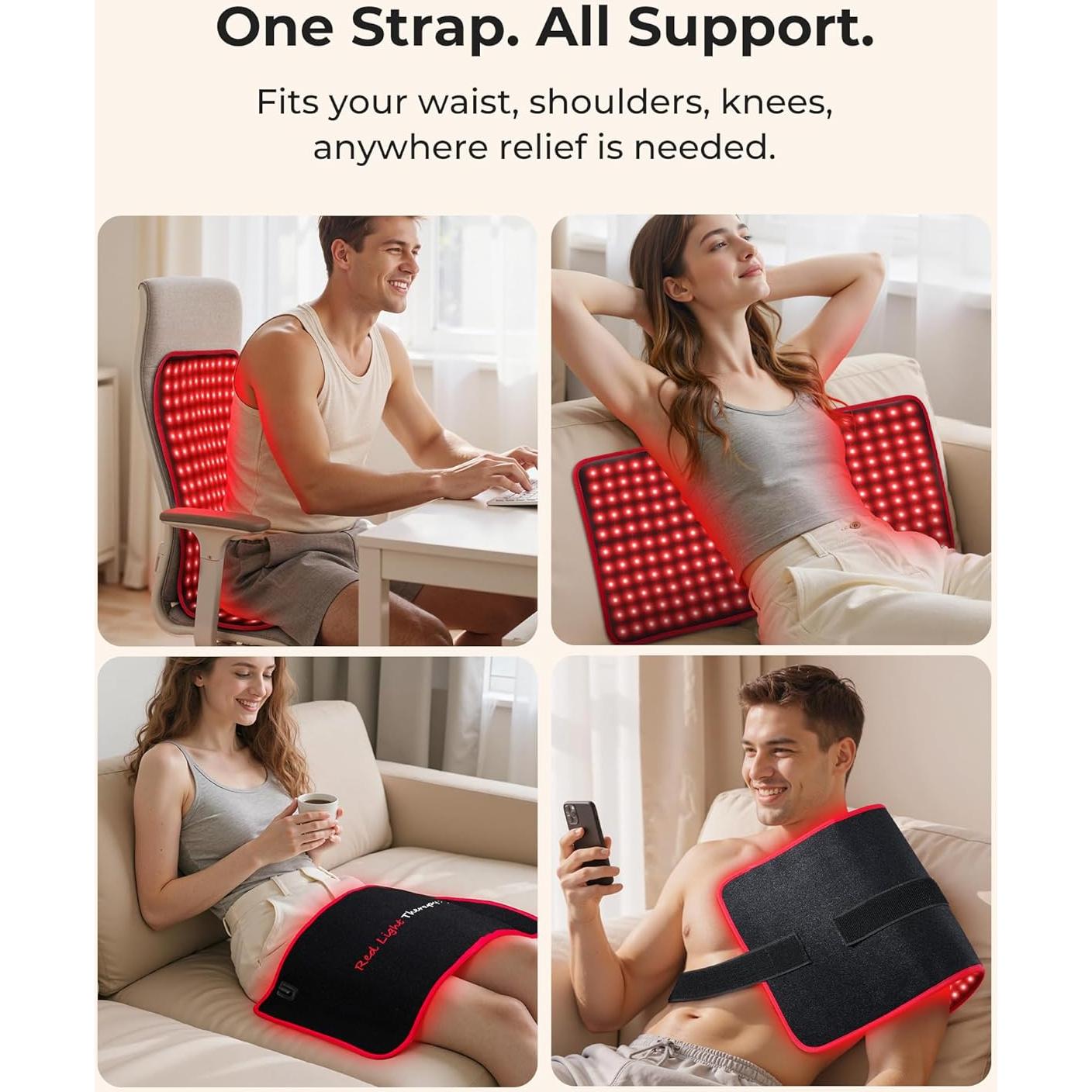 Alfombra de Terapia de Luz Roja Purella HGD201 61x30.5cm LED