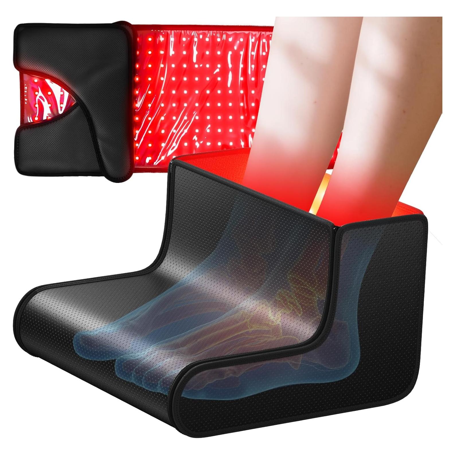 Terapia de Luz Roja para Pies EPOE, Doble Longitud de Onda 320 LEDs