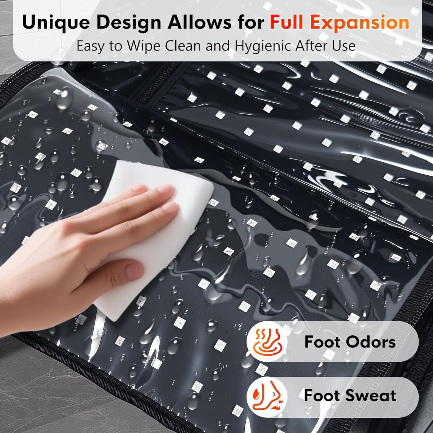 Terapia de Luz Roja para Pies EPOE, Doble Longitud de Onda 320 LEDs