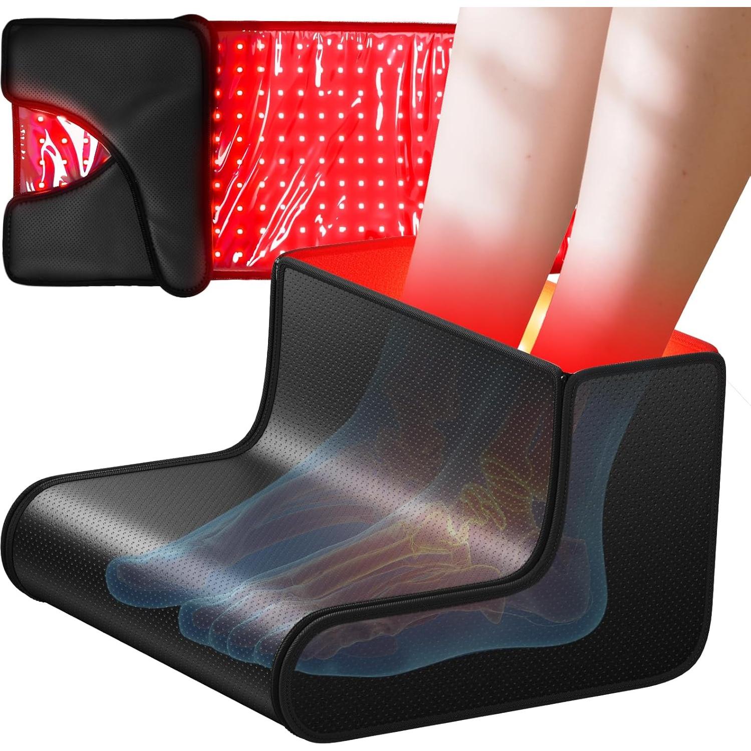 Terapia de Luz Roja para Pies EPOE, Doble Longitud de Onda 320 LEDs