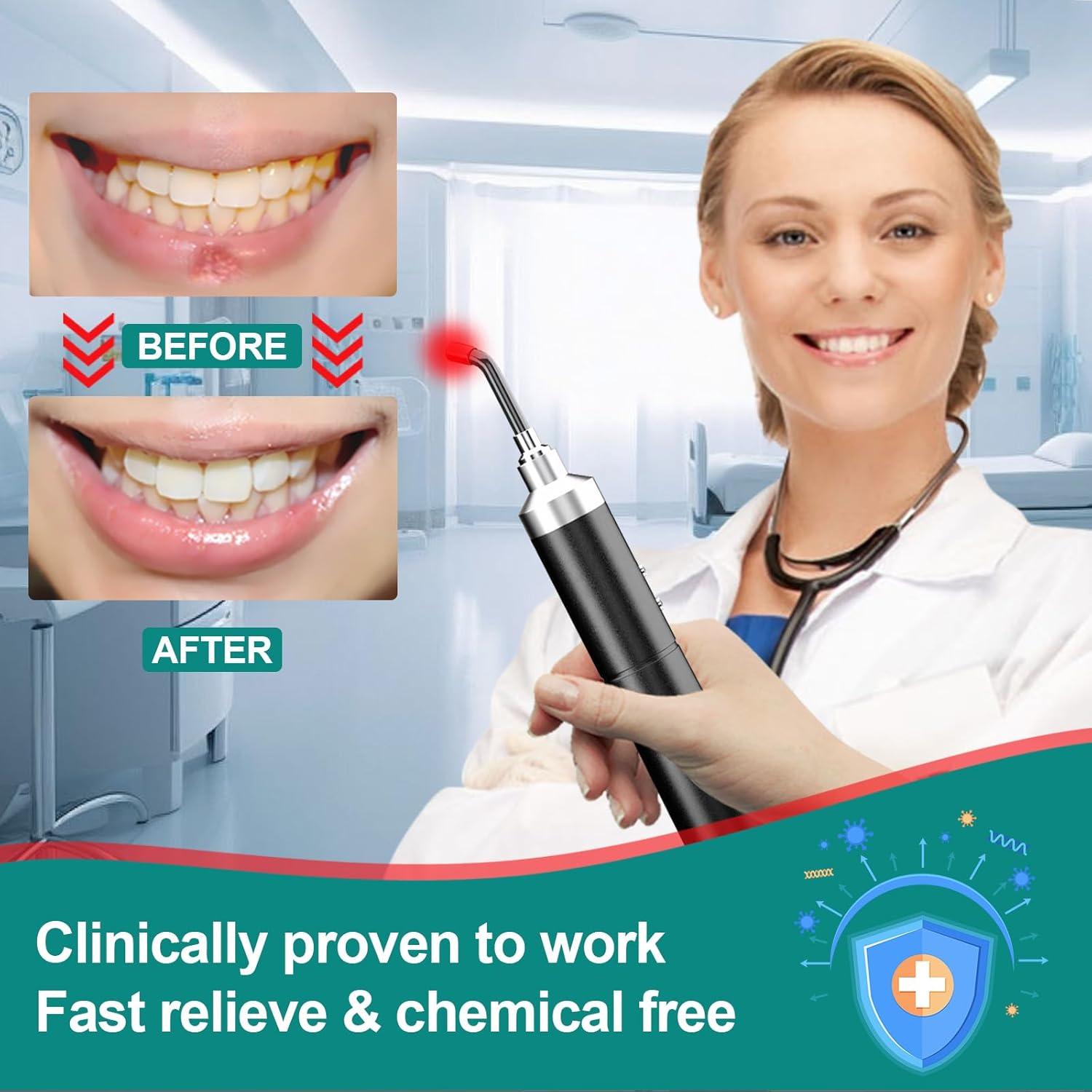 Dispositivo Terapia Luz Roja Topvent 5 LED Alivio Dolor 0.5kg