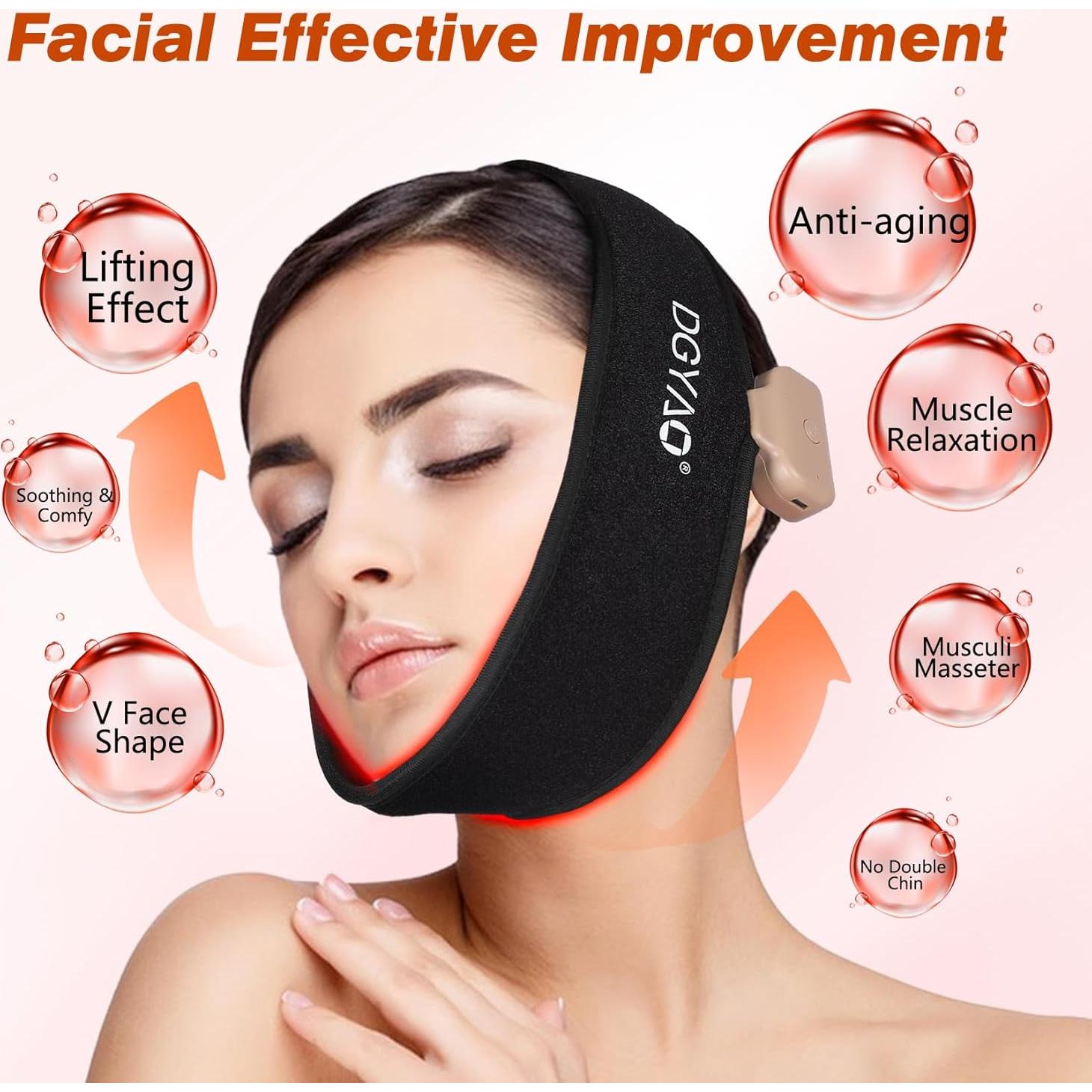 Cinturón de Terapia de Luz Roja TUOB para Cuello y Barbilla