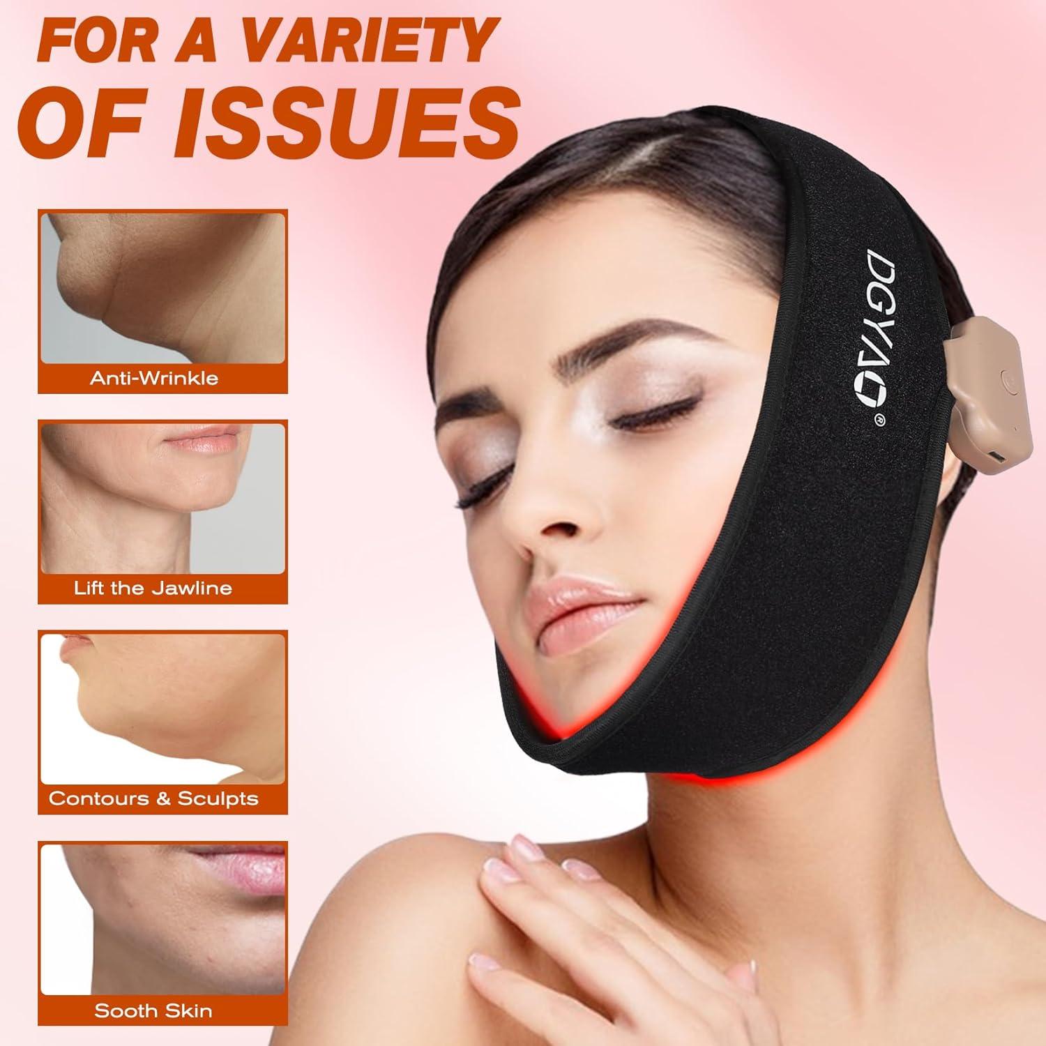 Cinturón de Terapia de Luz Roja TUOB para Cuello y Barbilla