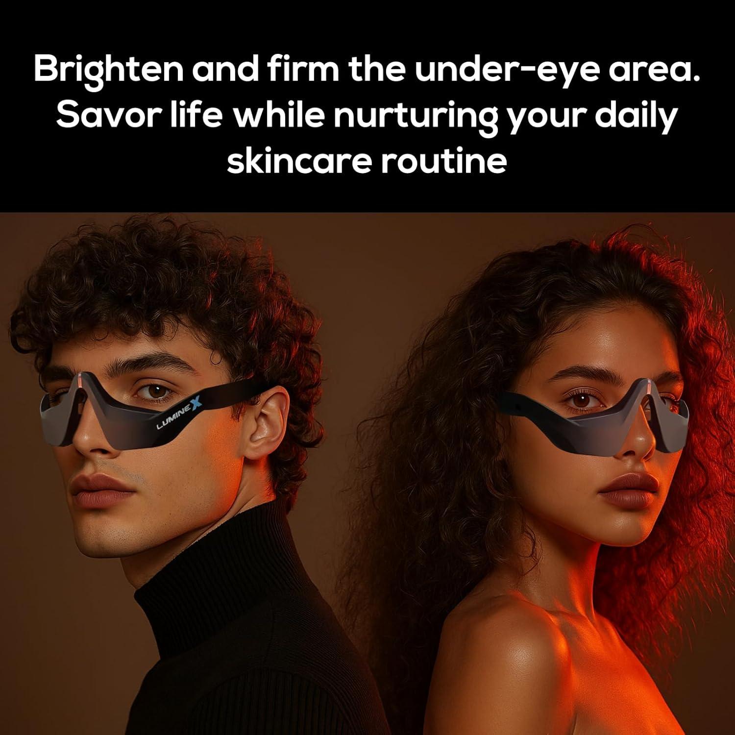 Gafas de Terapia de Luz Roja SENHI para Ojos - Masajeador Antienvejecimiento