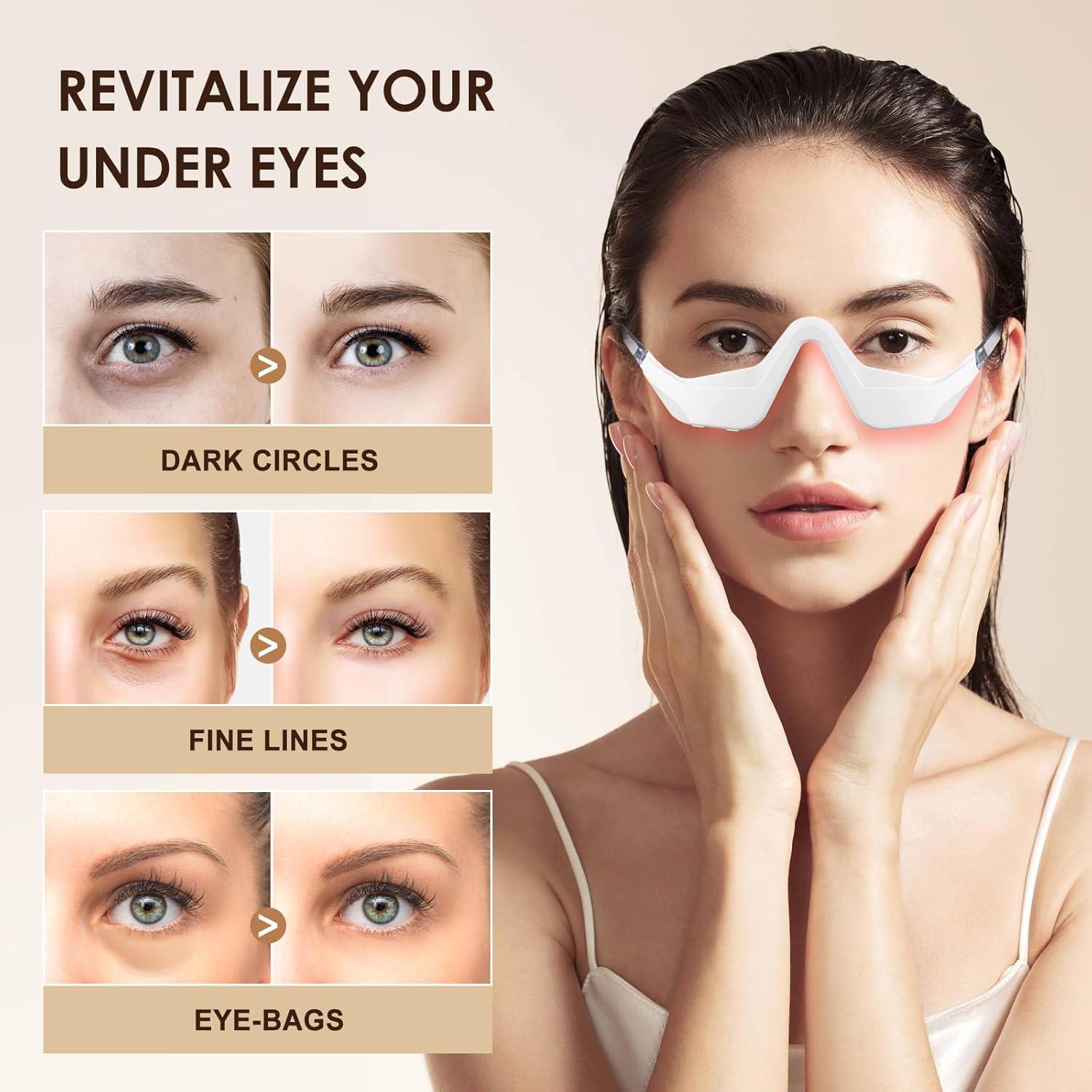 Máscara de Terapia de Luz Roja TOGECOS para Ojos - Antienvejecimiento