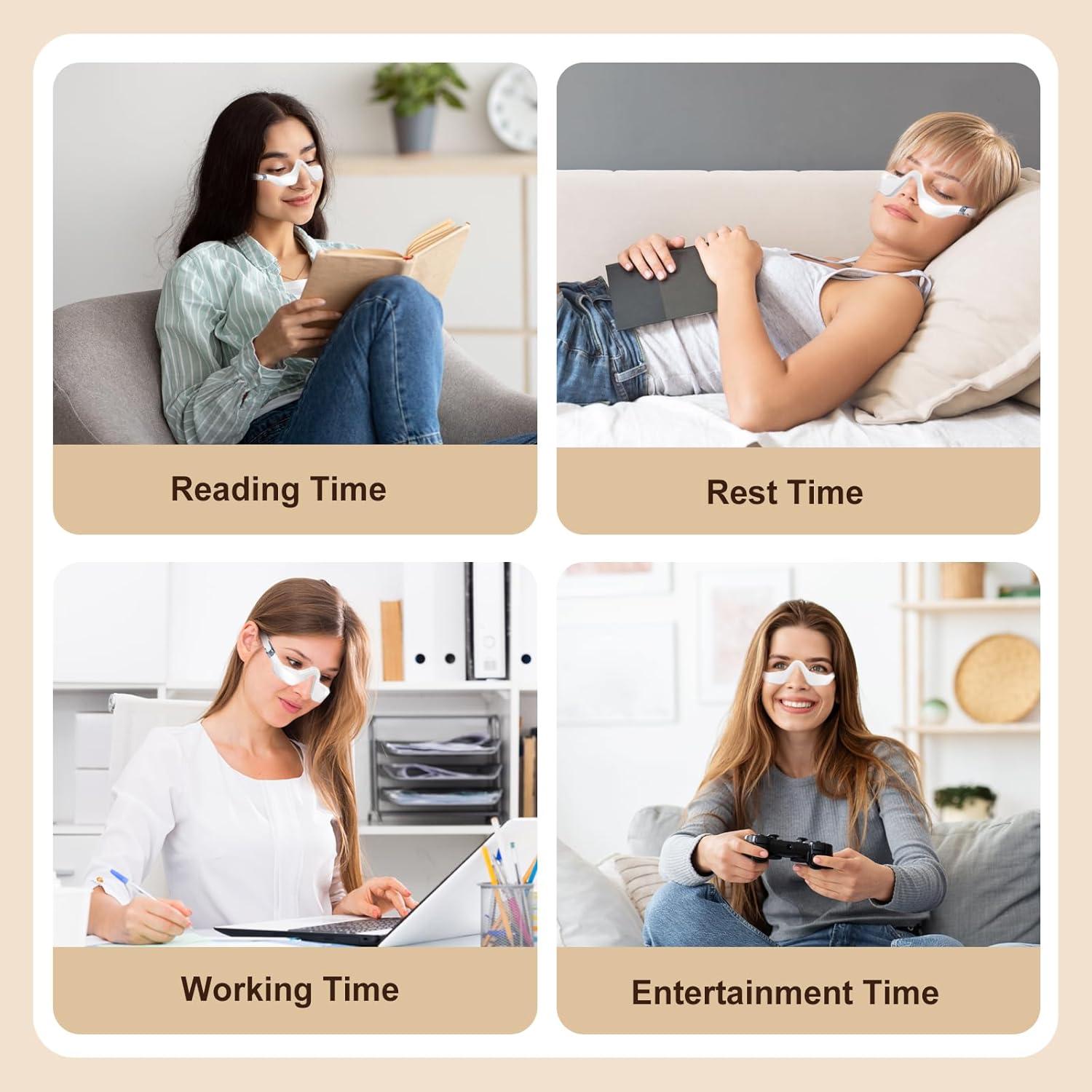 Máscara de Terapia de Luz Roja TOGECOS para Ojos - Antienvejecimiento