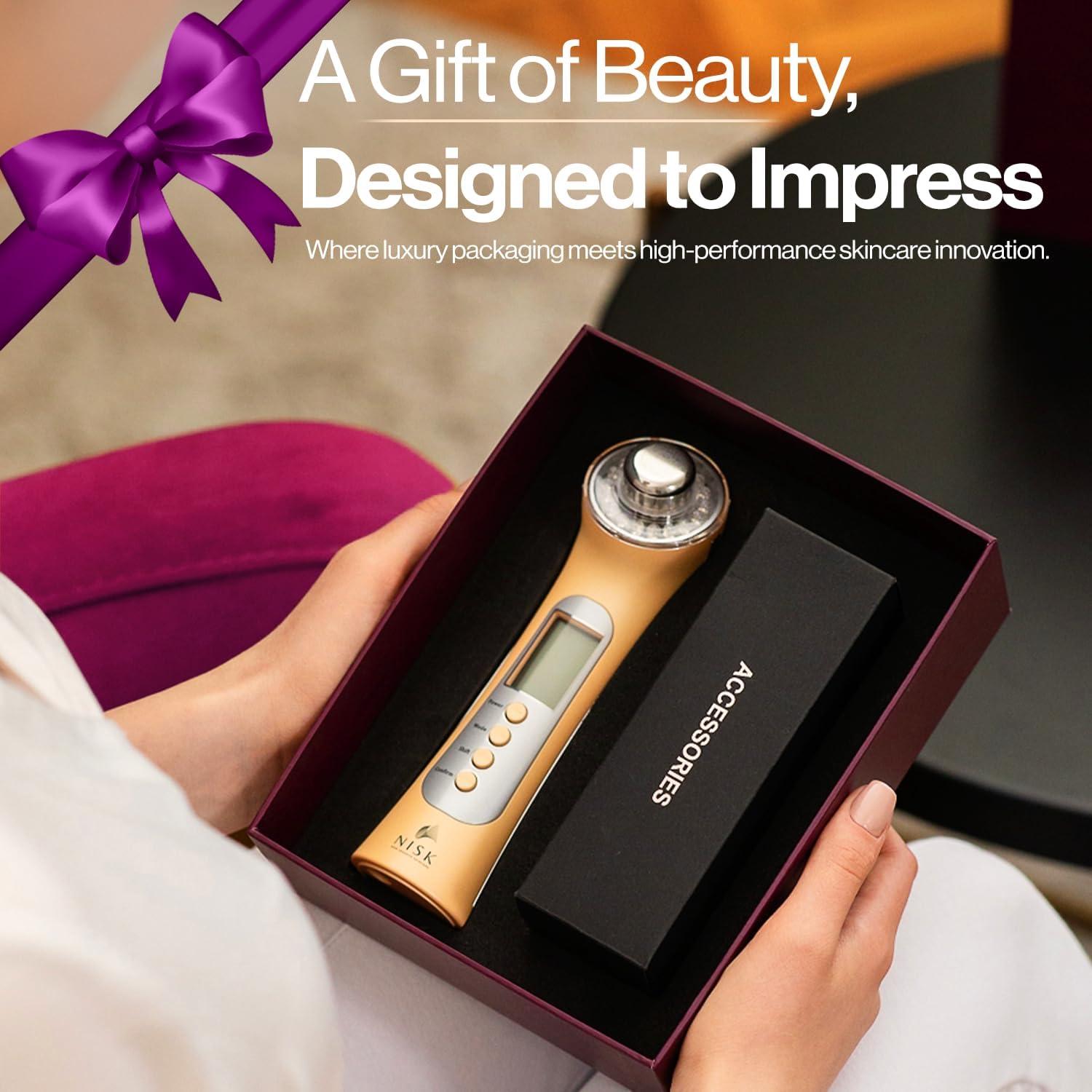 Varita Facial Nova 4-en-1: Luz LED, Limpieza Galvánica y Rejuvenecimiento