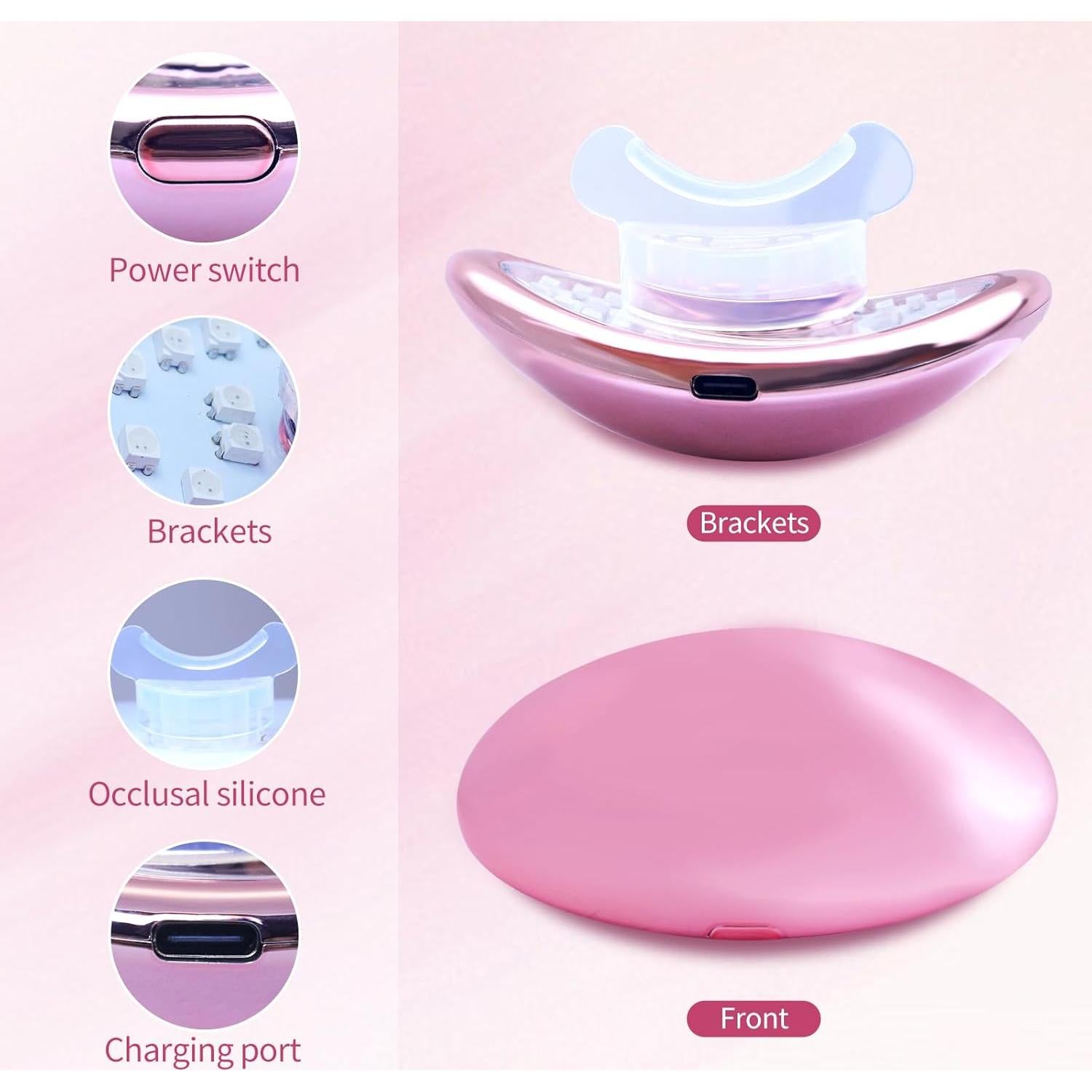 Dispositivo de Terapia de Luz Roja Bubwepo para Labios Llenos