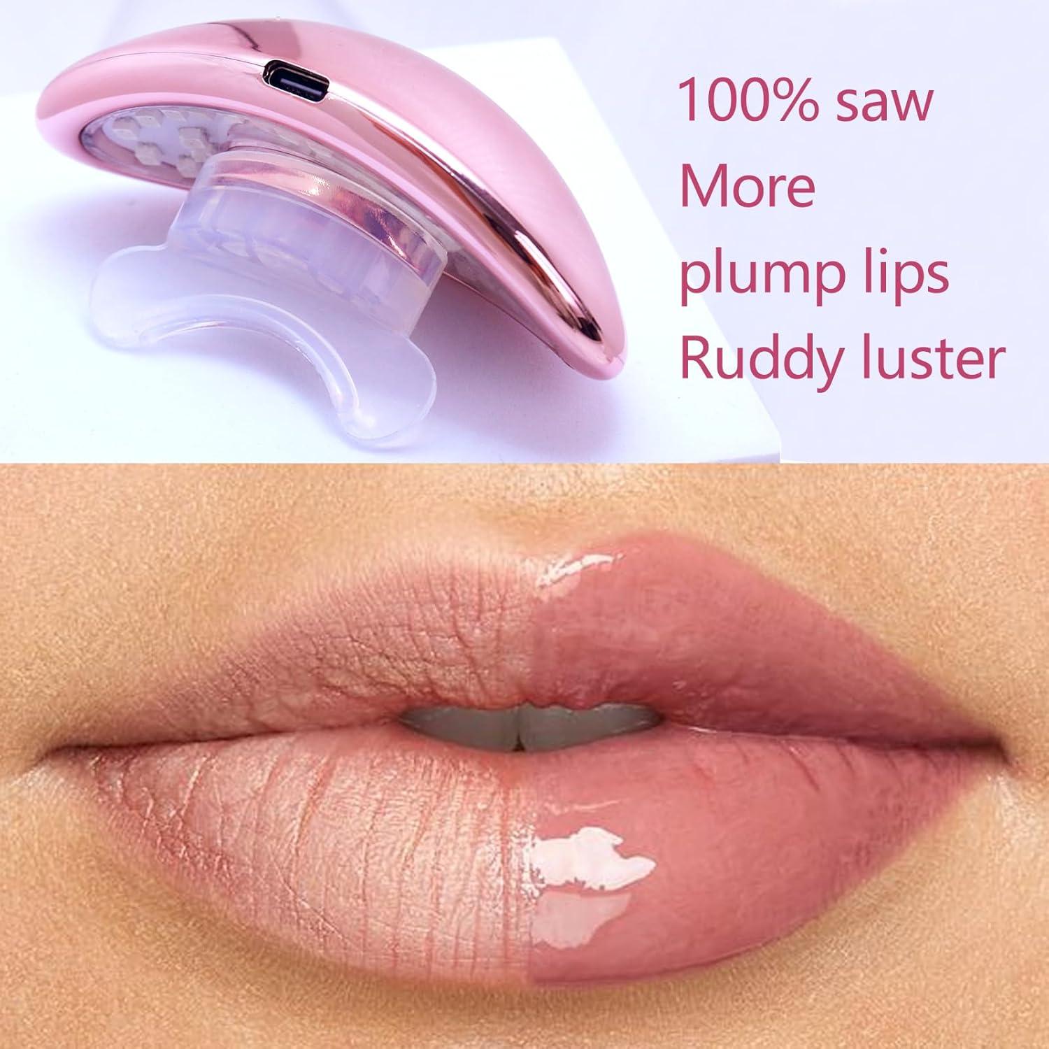 Dispositivo de Terapia de Luz Roja Bubwepo para Labios Llenos