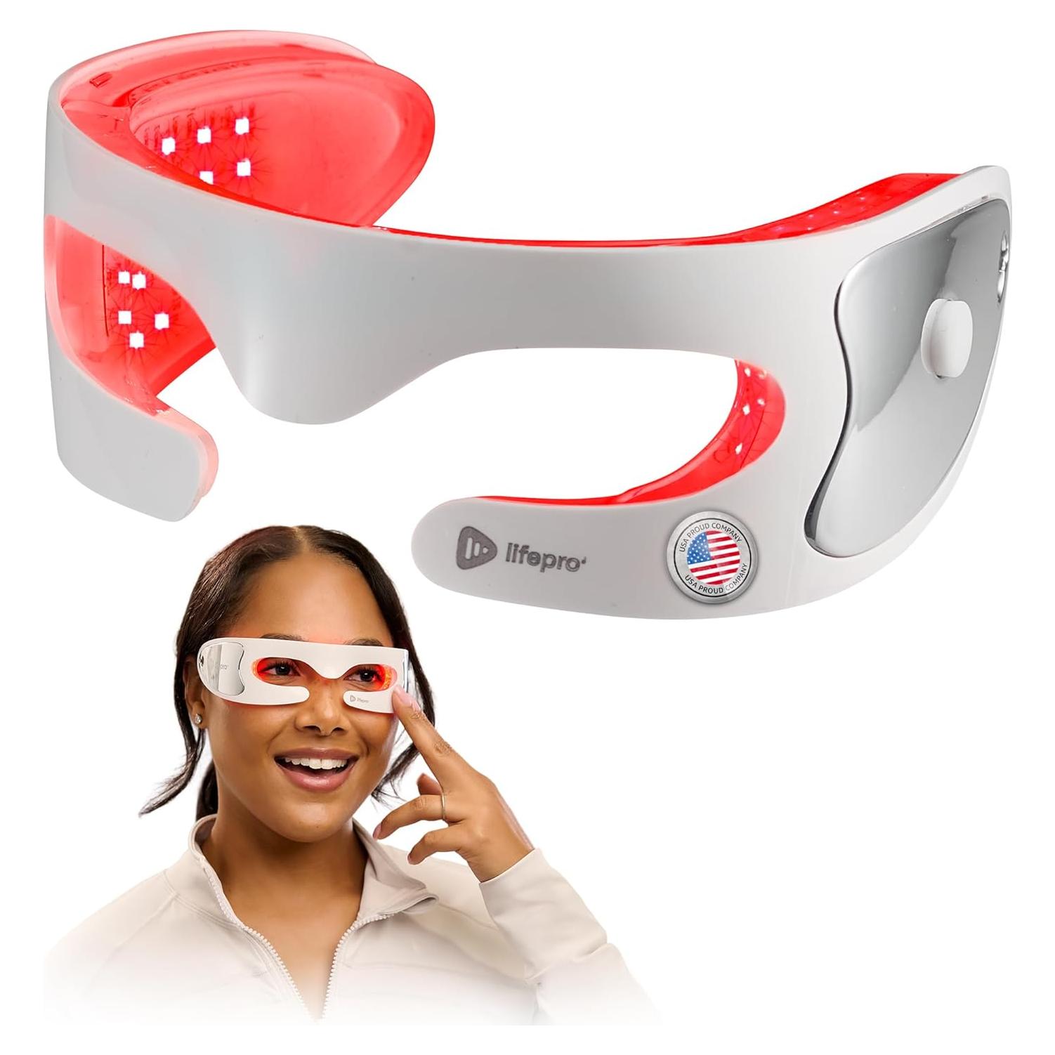 Máscara de Terapia de Luz Roja LifePro LP-RJVGLW - Cuidado Facial LED