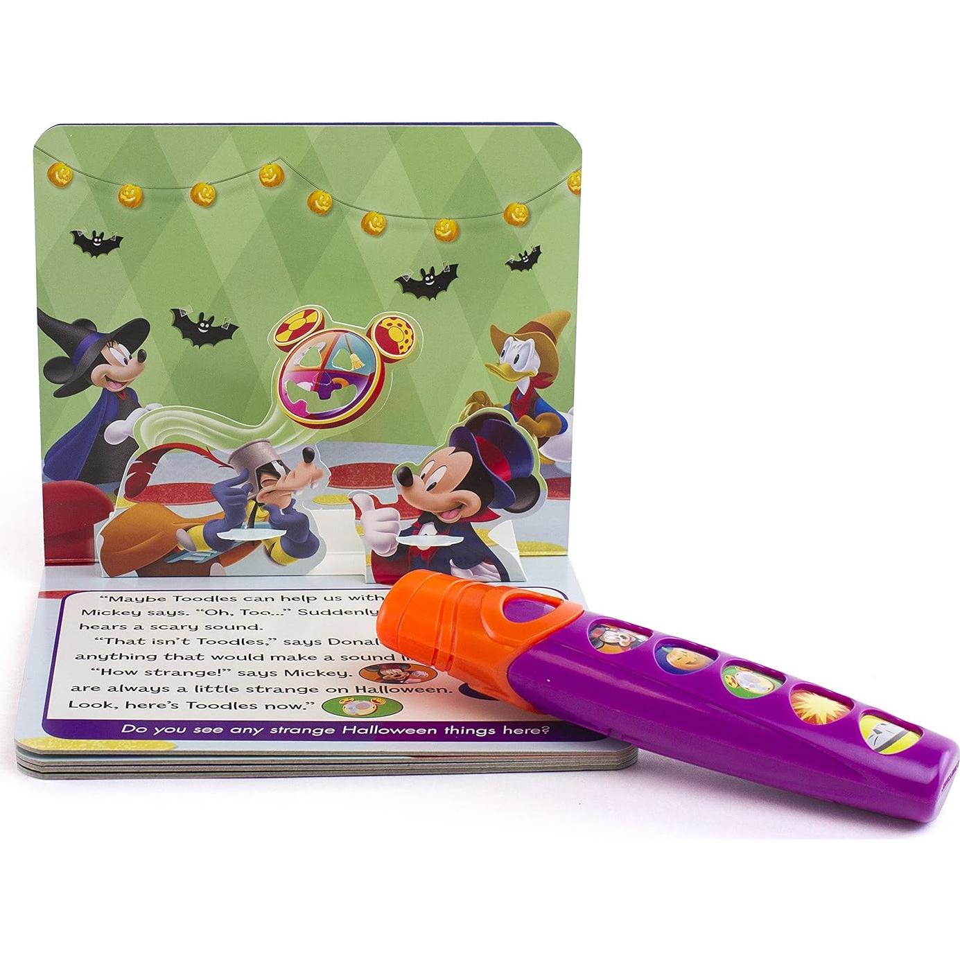Disney Mickey Mouse Clubhouse - Halloween Surprise Sound Book and Flashlight Set - PI Kids