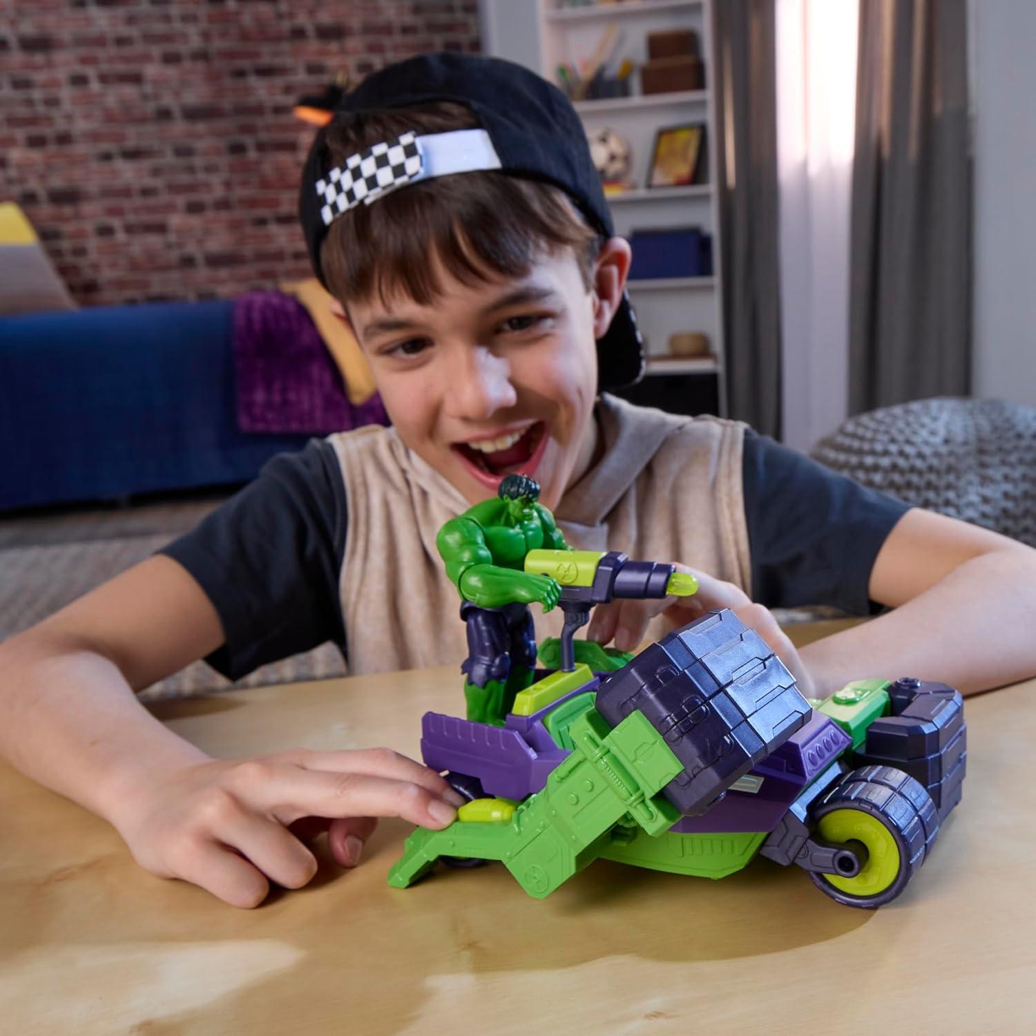 Set de Juguete Hulk Smash & Blast Truck Marvel 10 cm