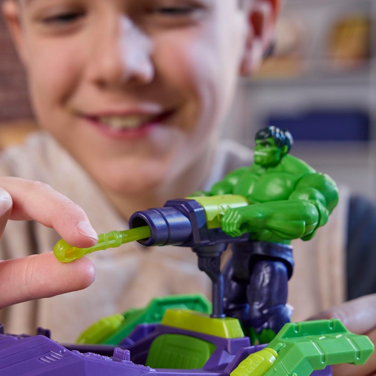 Set de Juguete Hulk Smash & Blast Truck Marvel 10 cm