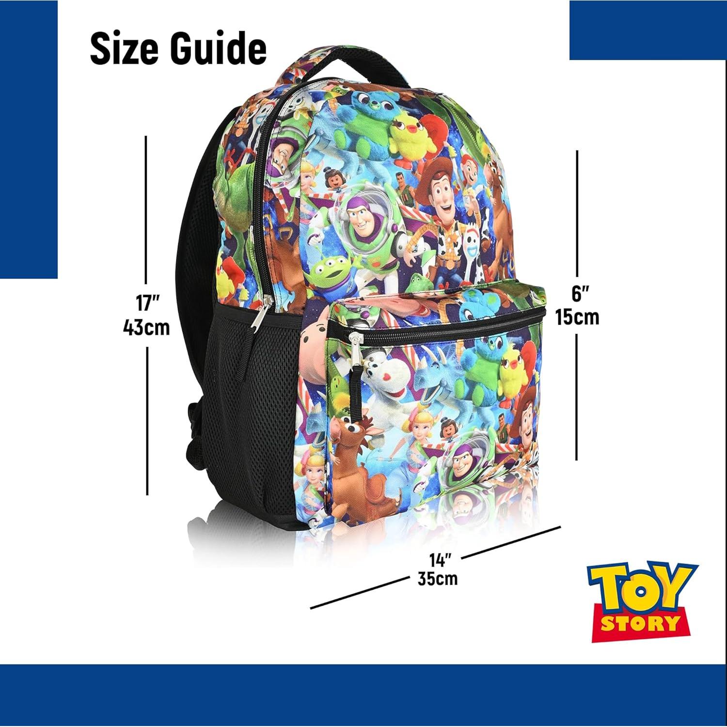 Mochila Disney Toy Story para Niños 33x38.1cm - Woody y Buzz