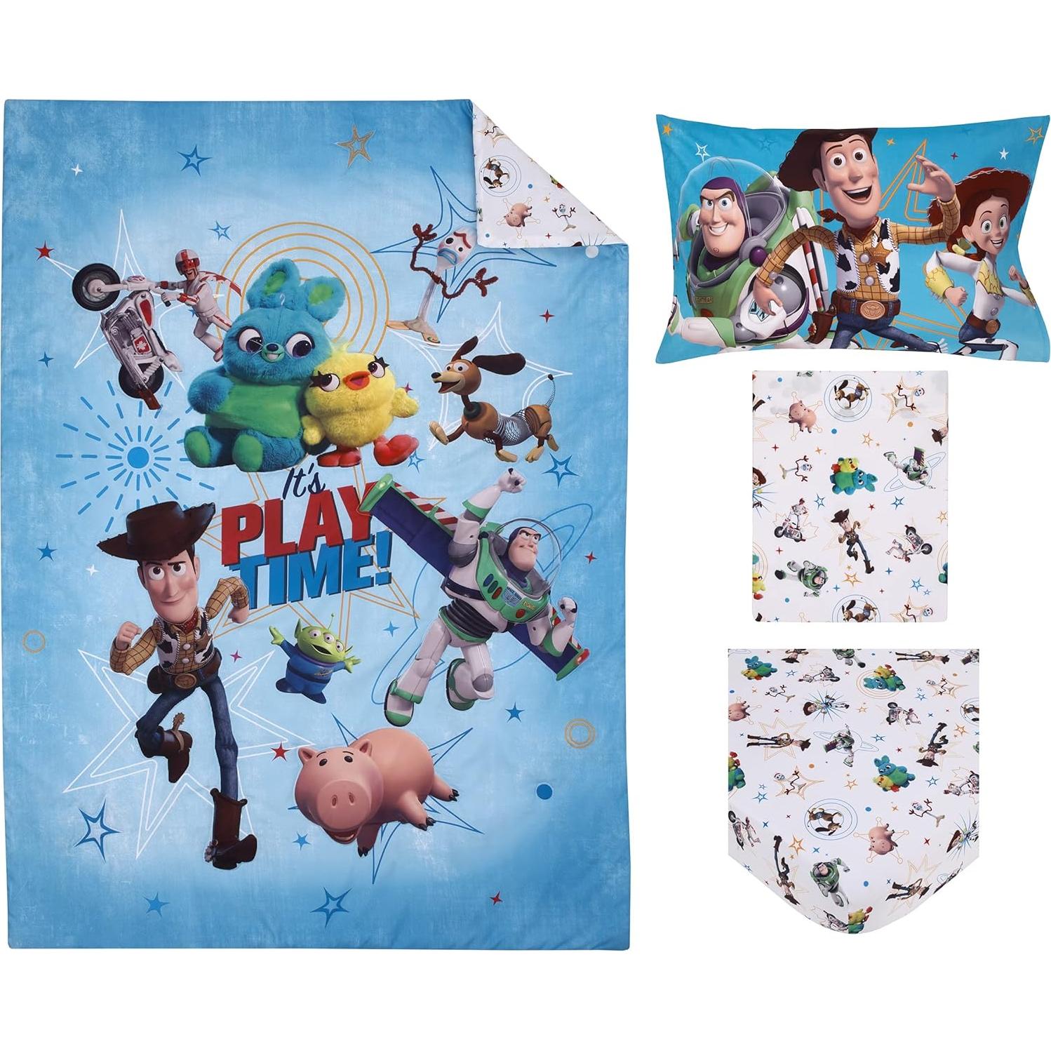 Juego de Cama para Niños Disney Toy Story 4 Piezas