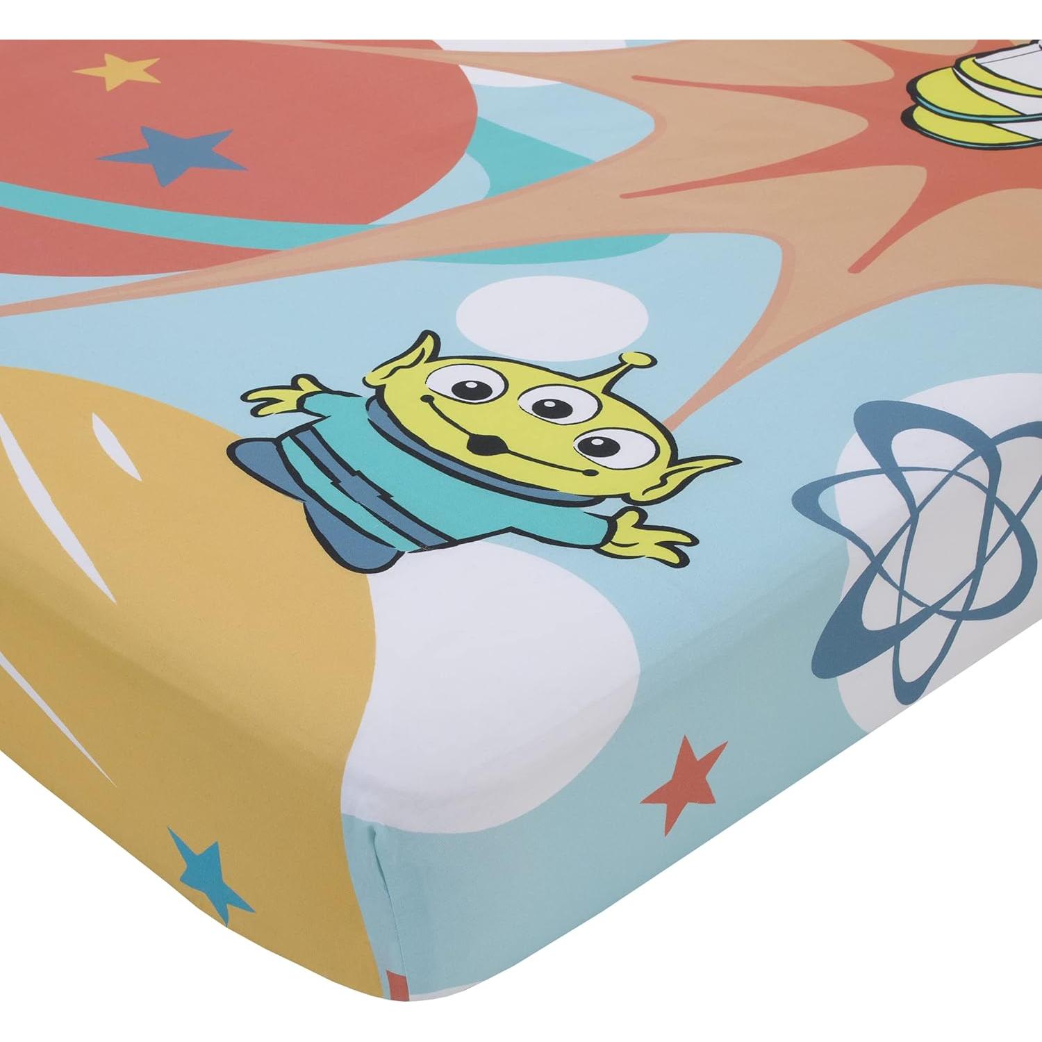 Sábana Ajustable Cuna 100% Algodón NoJo Toy Story Buzz Lightyear